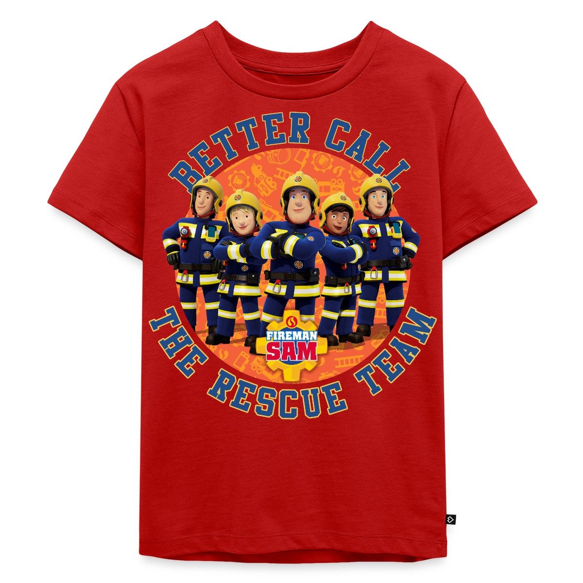 T-Shirt Feuerwehrmann Sam™ Better Call The Rescue Team Kinder Premium T-Shirt