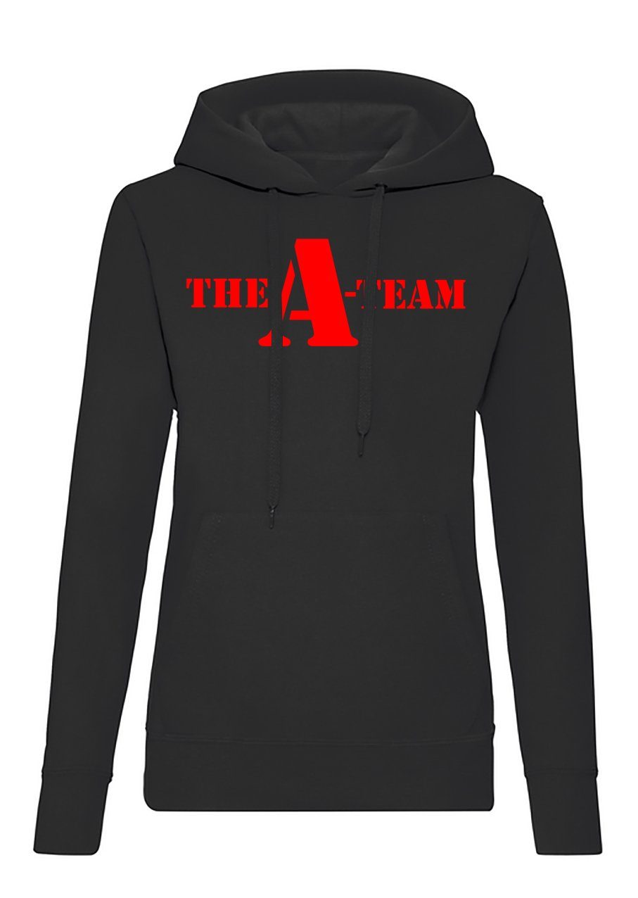 Blondie & Brownie Hoodie Damen A Team Logo Print Van Bus Murdock Hannibal Serie mit Kapuze