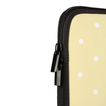 Mr. & Mrs. Panda Laptop-Hülle Nasenbär - Gelb Pastell - Geschenk, Gute Laune, Rüsselbär, Nasenbären