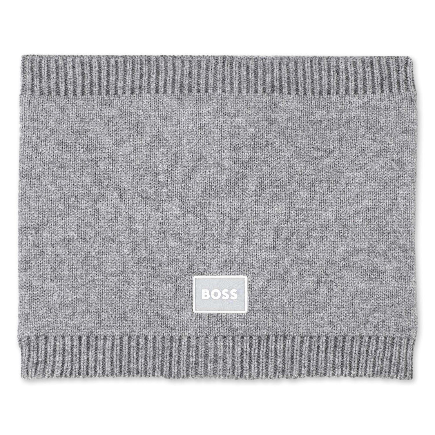 Boss Kidswear Утеплитель для шеи BOSS Kidswear Утеплитель для шеи mit Logo-Abzeichen doppellagig & kuschelig, (1 St)