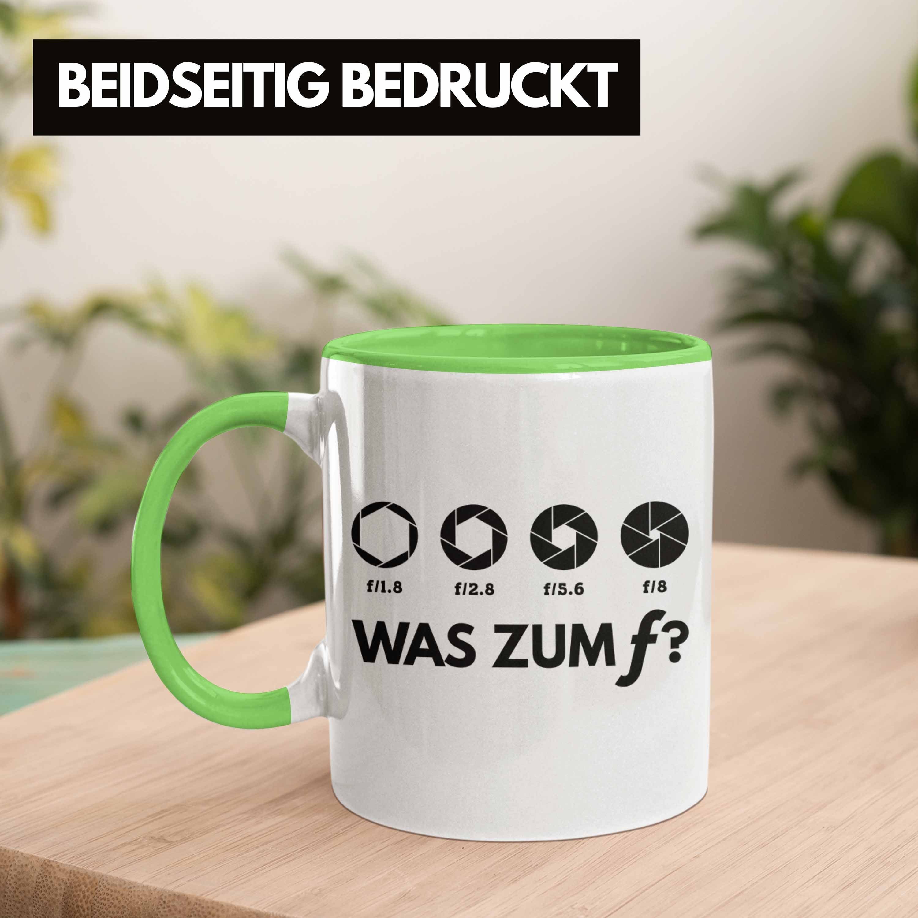 - Fotograph Trendation Tasse Trendation lustig Zubehör Geschenk Grün Geschenk Lustige Kaffeetasse Geschenkidee Tasse Witzig Fotografie Fotograf