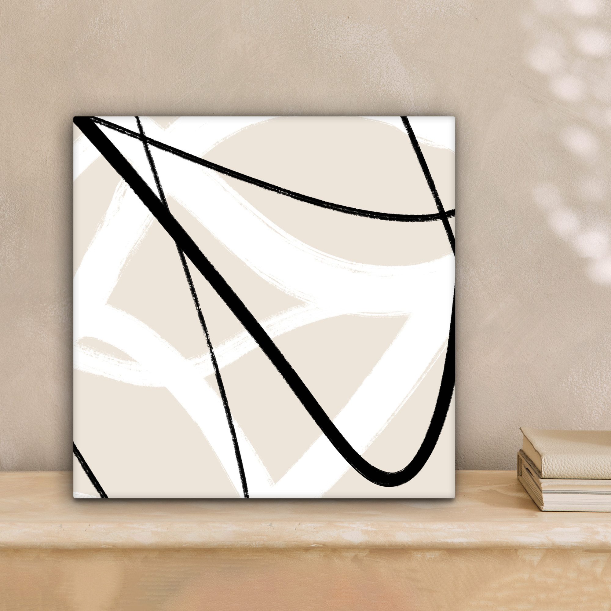 OneMillionCanvasses® Leinwandbild Linie - Abstrakt - günstig online kaufen