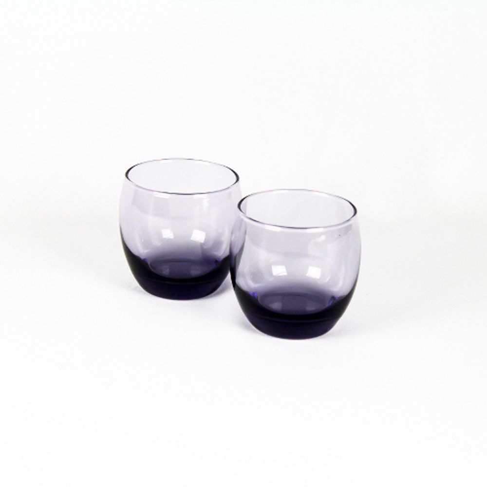 nurso Gläser-Set Wasser-und Saftglas lila 340 ml 6er Set