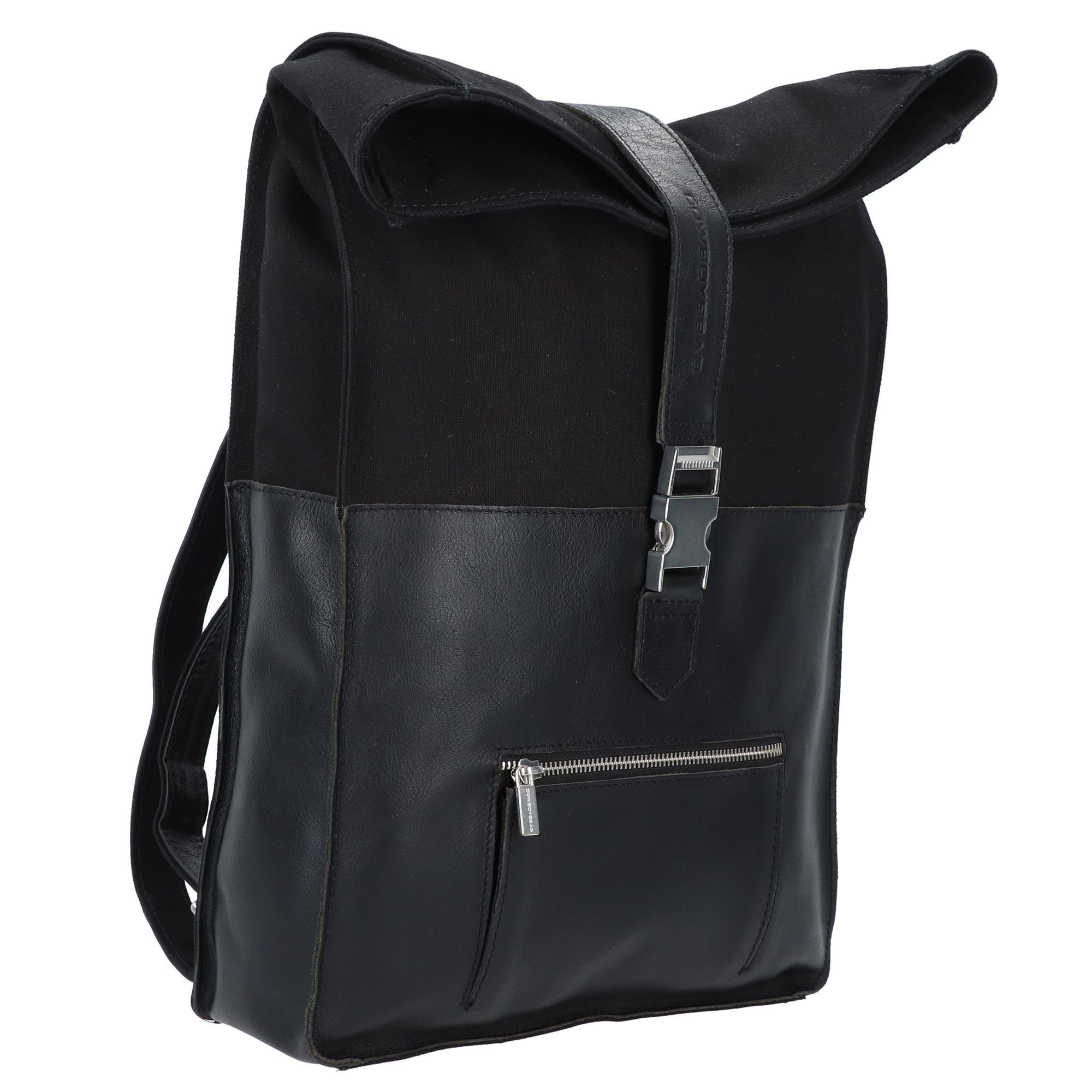 black Leder Daypack, Cowboysbag