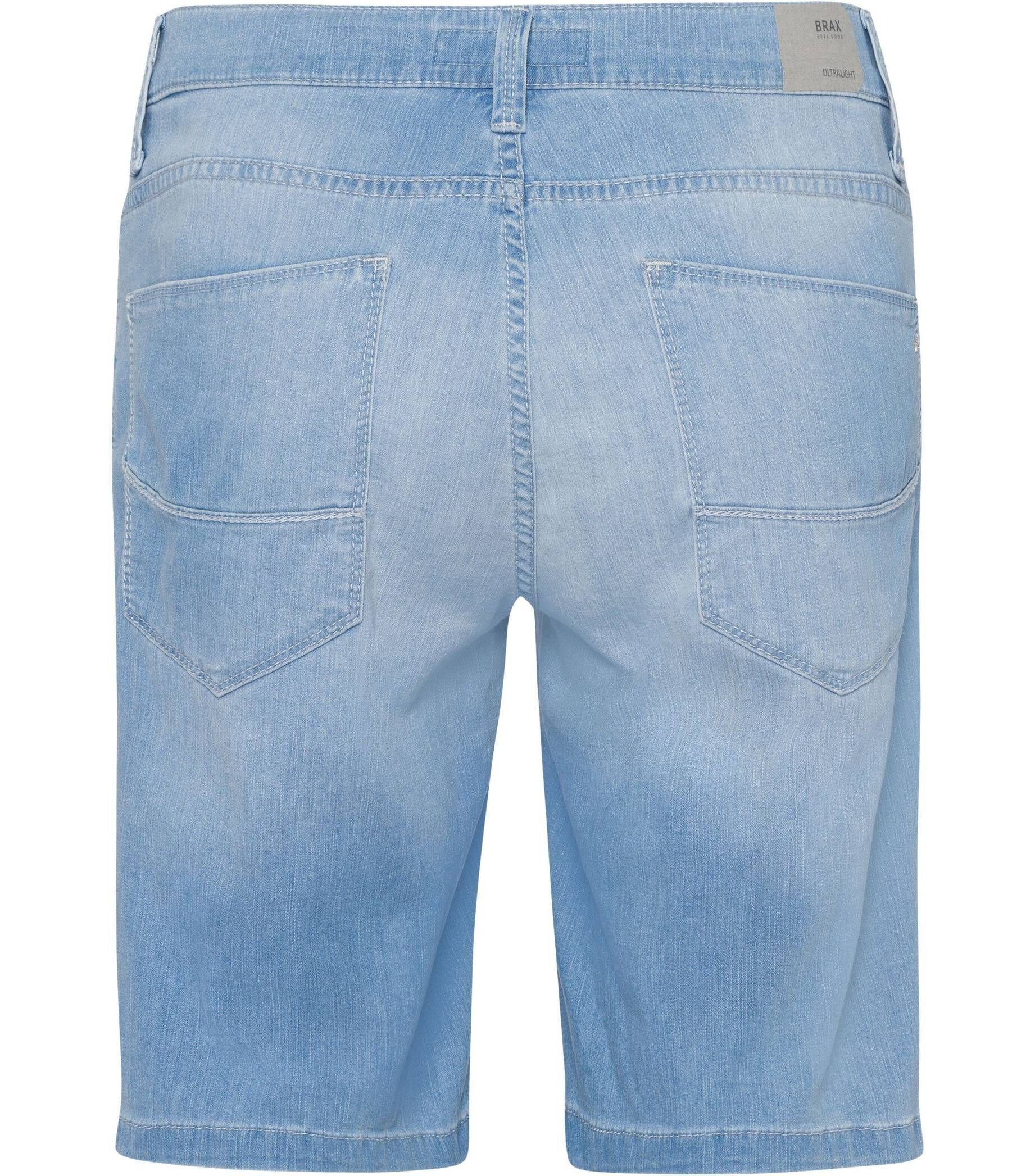 Bermudas (81) Brax Herren BALI stoned Jeansshorts (1-tlg) STYLE blue