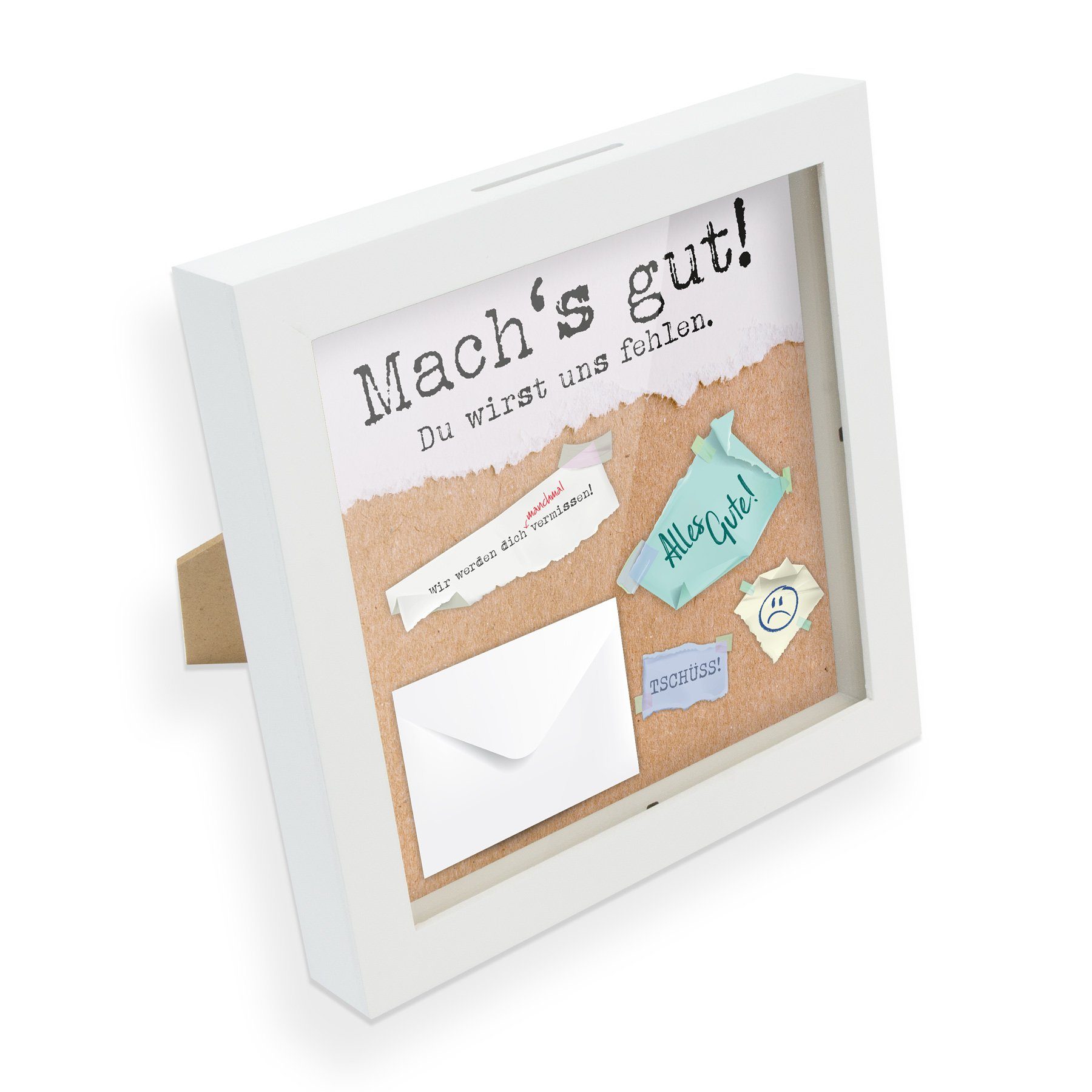 itenga Spardose itenga Bilderrahmen Geldgeschenk Abschied Machs gut günstig online kaufen