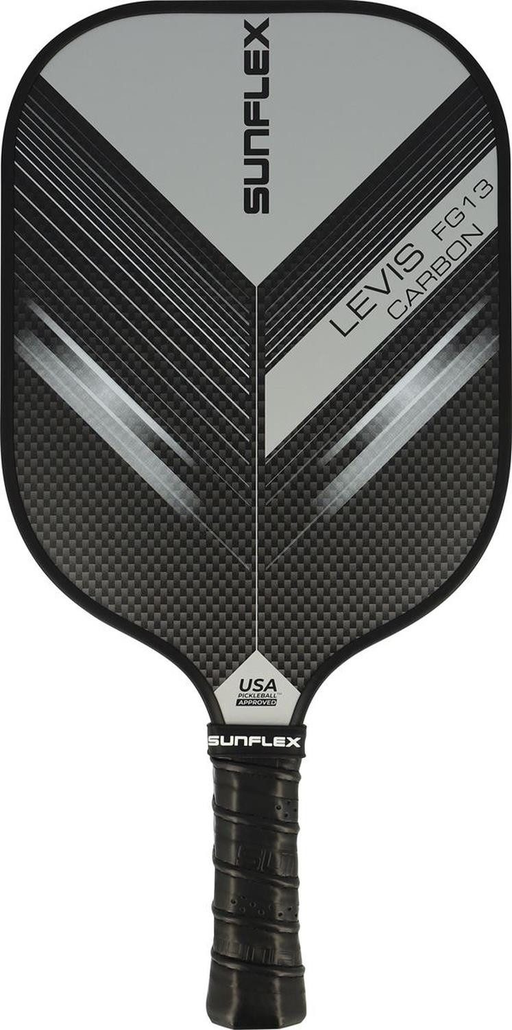 Sunflex Pickleballschläger Pickleball Schläger Levis FG13 Carbon, Tennis Tischtennis Ballsport Schläger Schlagspiel