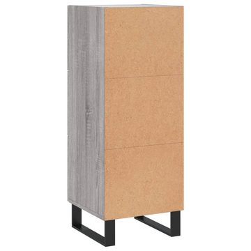 vidaXL Sideboard Sideboard Grau Sonoma 34,5x34x90 cm Holzwerkstoff (1 St)
