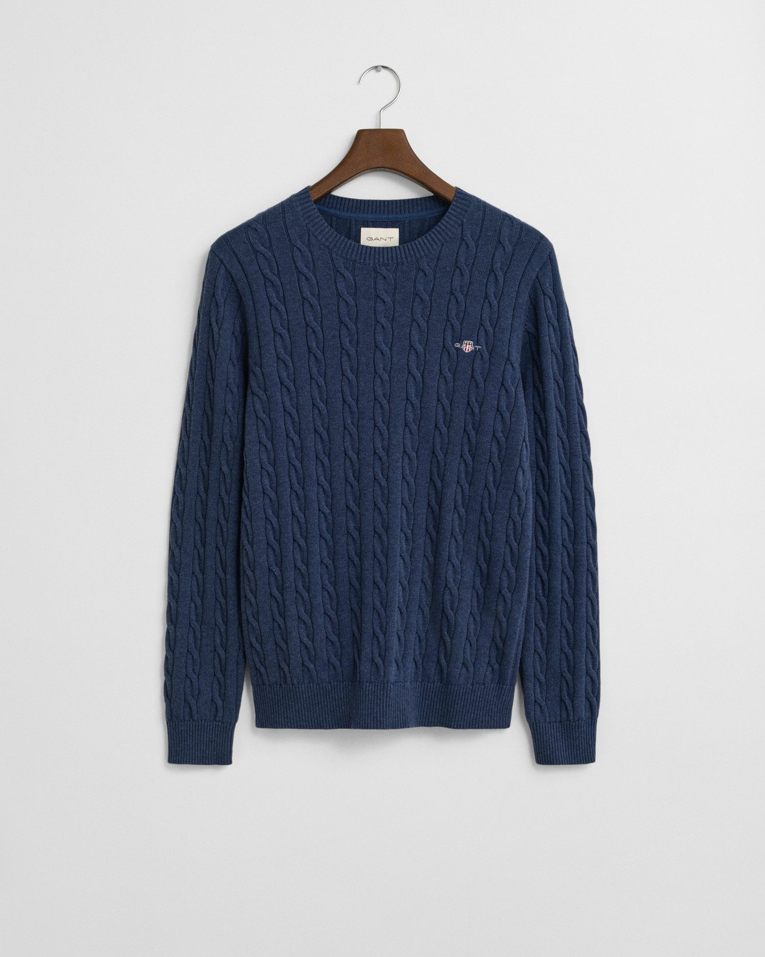 Strickpullover Pullover mit Zopfmuster - Gerade