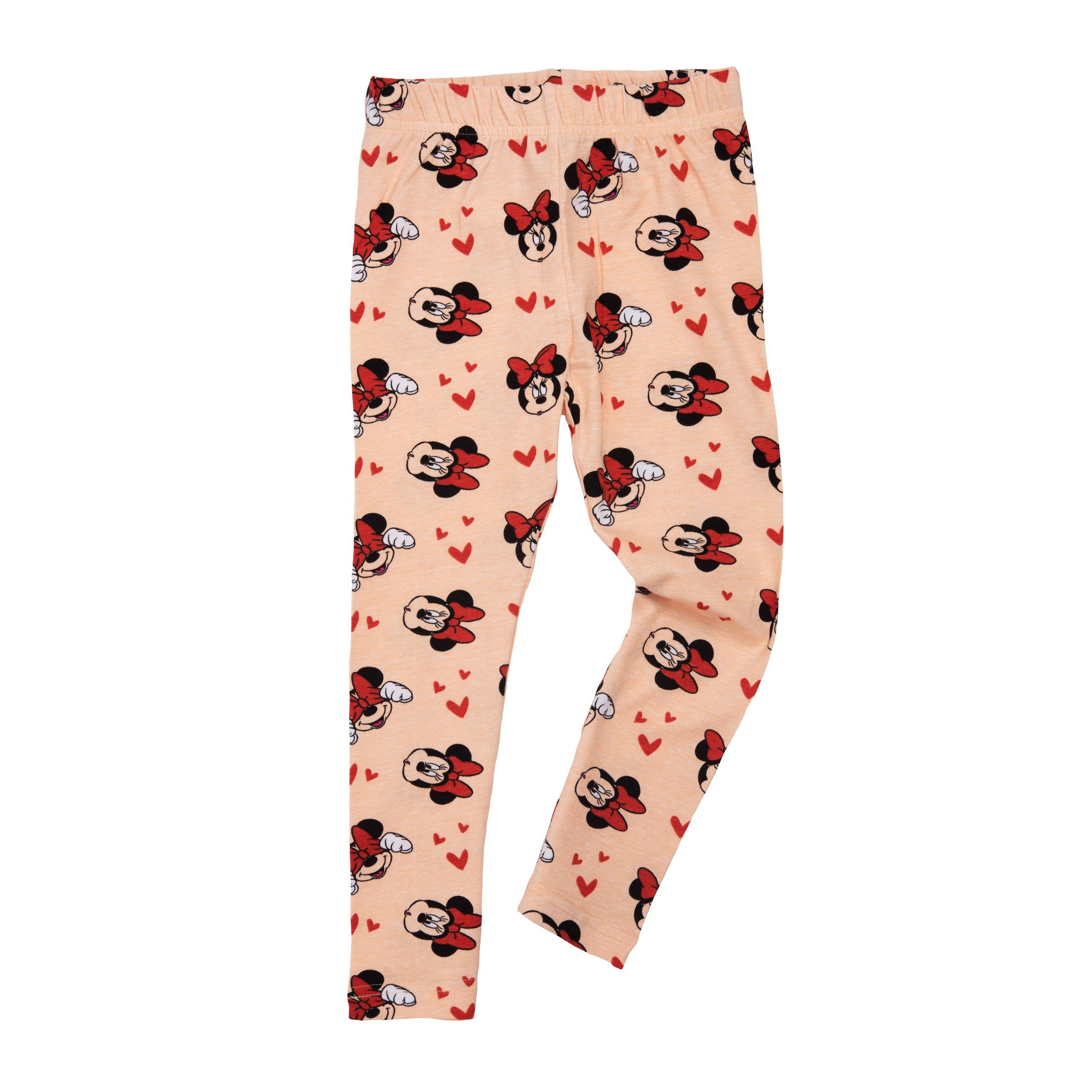 United Labels® Leggings Disney Minnie Mouse Leggings für Mädchen Rosa