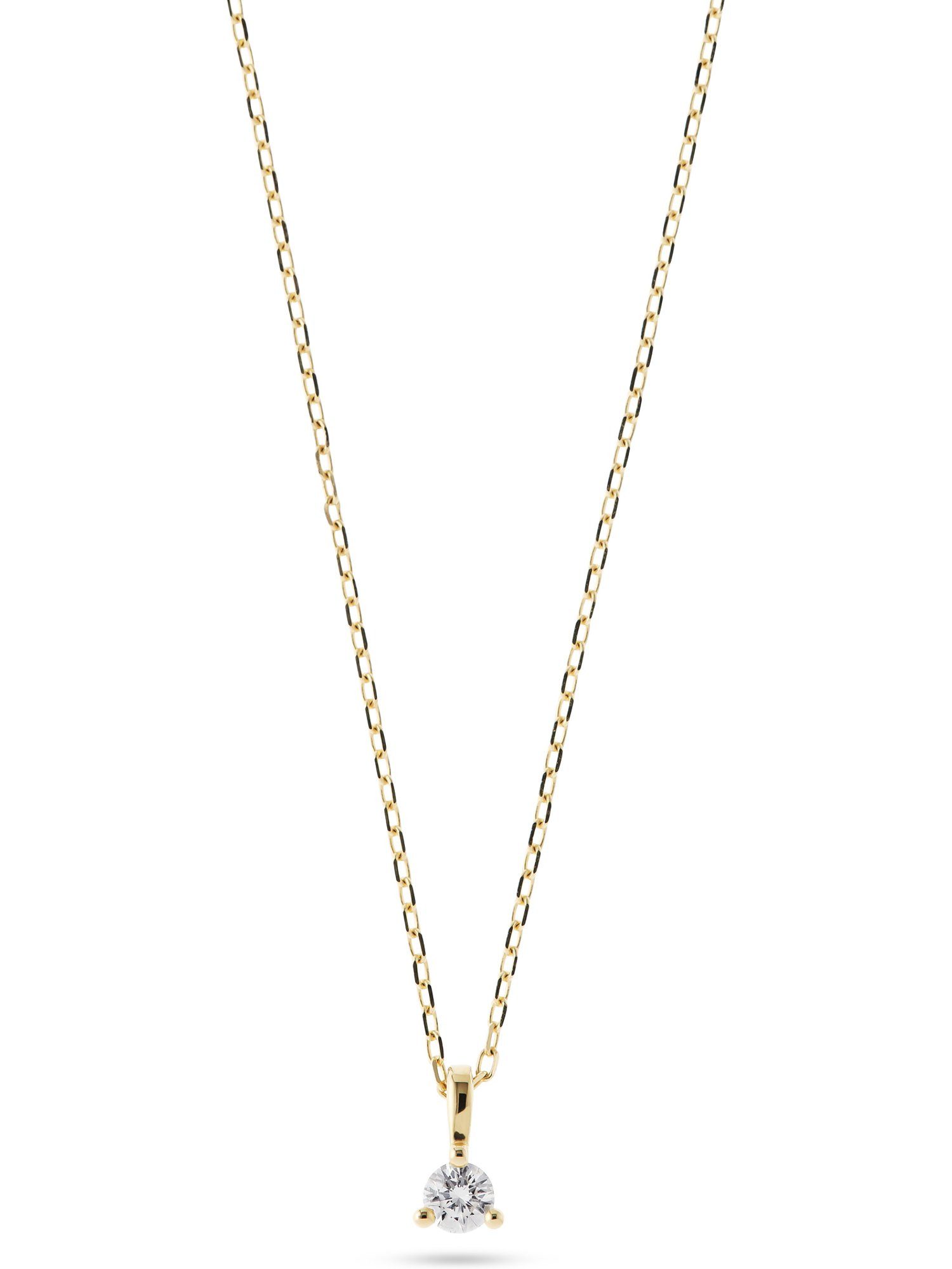 CHRIST Collier CHRIST Damen-Kette 585er Gelbgold 1 Diamant günstig online kaufen