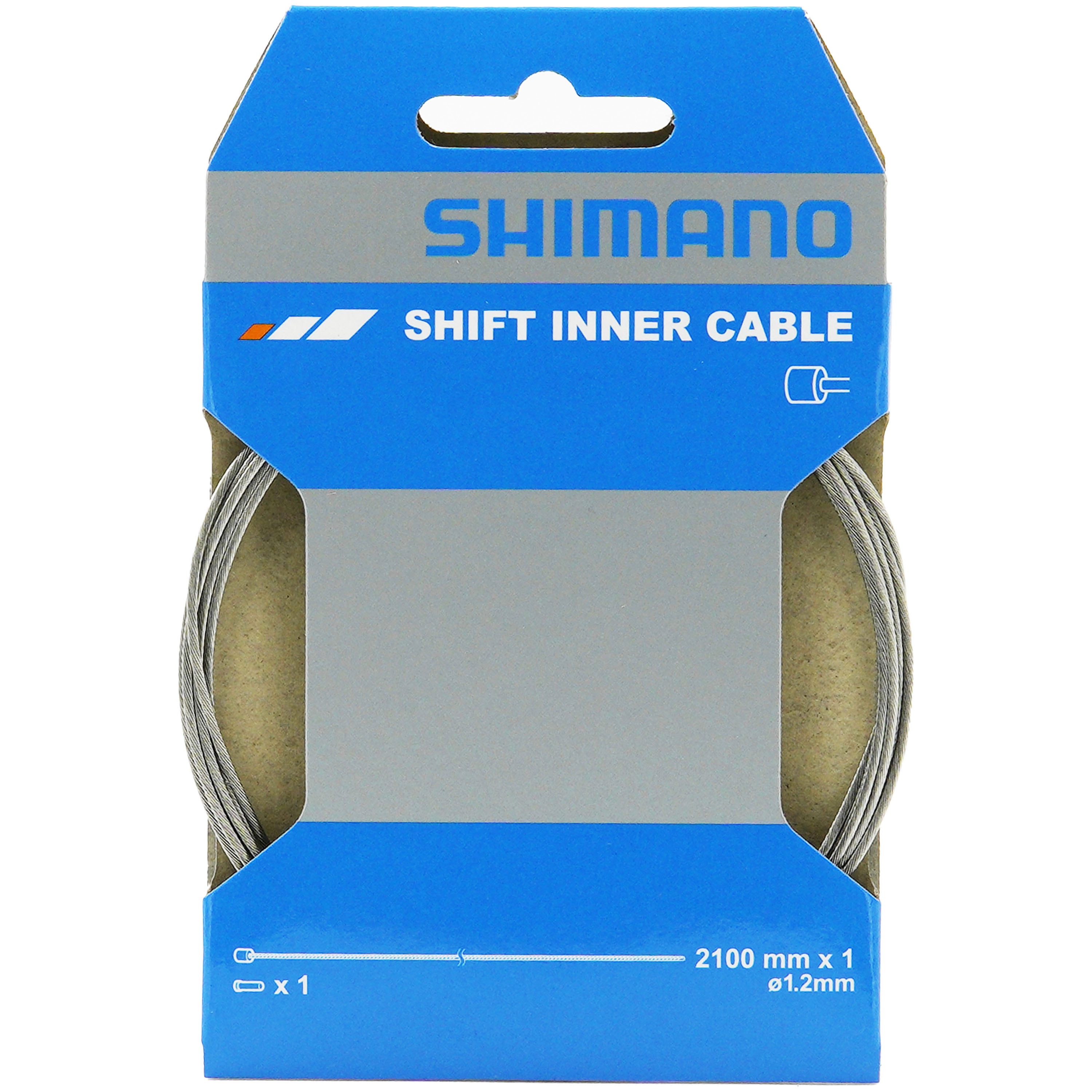 Shimano Schaltung Shimano Schaltzug 1,2 mm x 2100 mm verzinkt