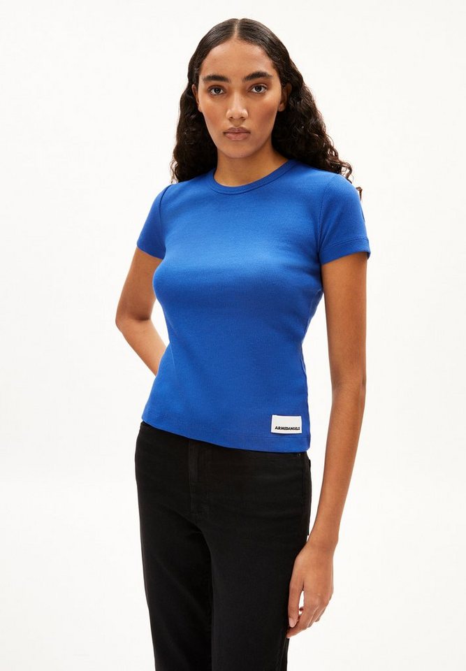Armedangels T-Shirt KARDAA Ripp-T-Shirt aus Bio-Baumwoll Mix Slim Fit