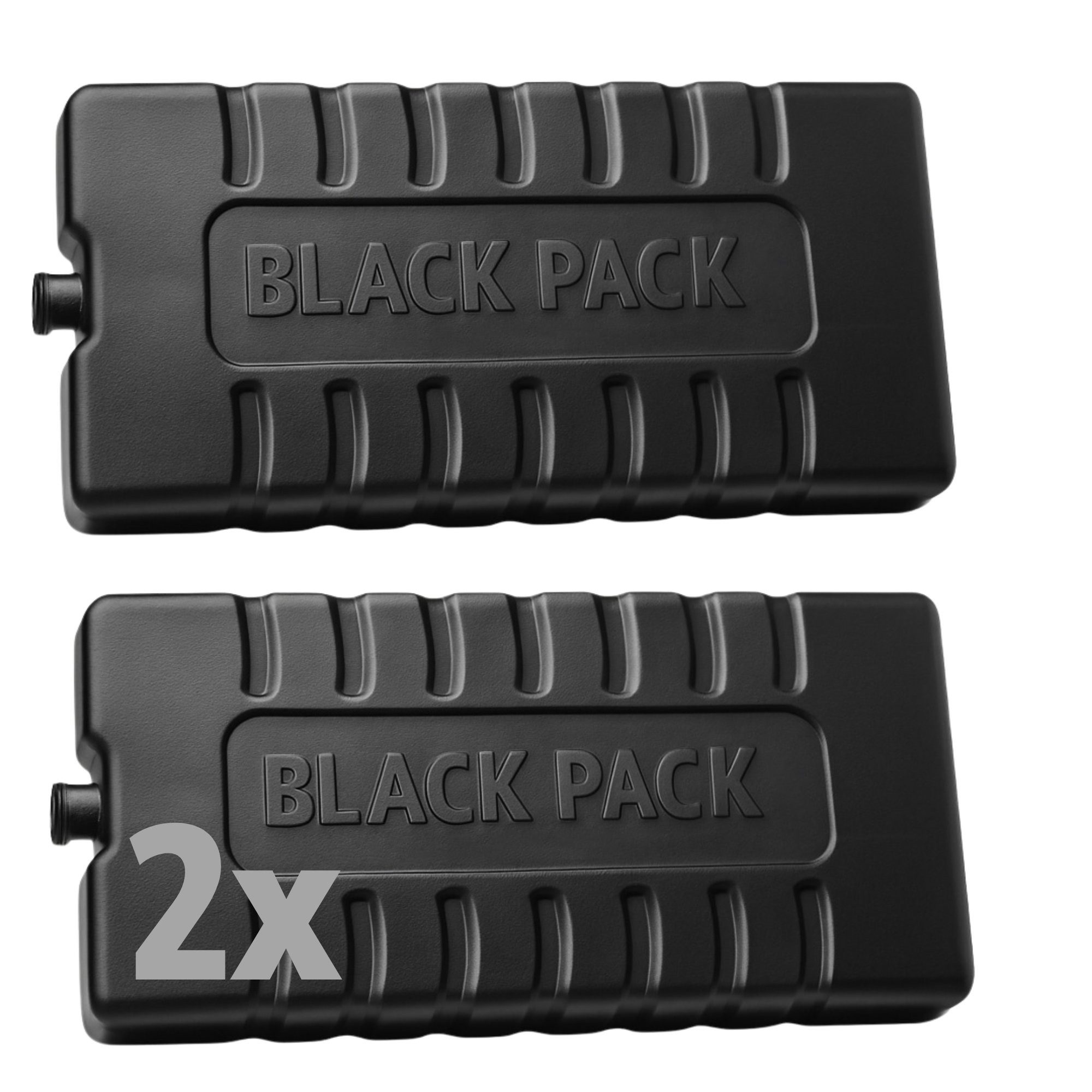ToCi Kühlakku BLACK PACK Kühlakku Sets 220ml - Wiederverwendbare Kühlakkus Schwarz