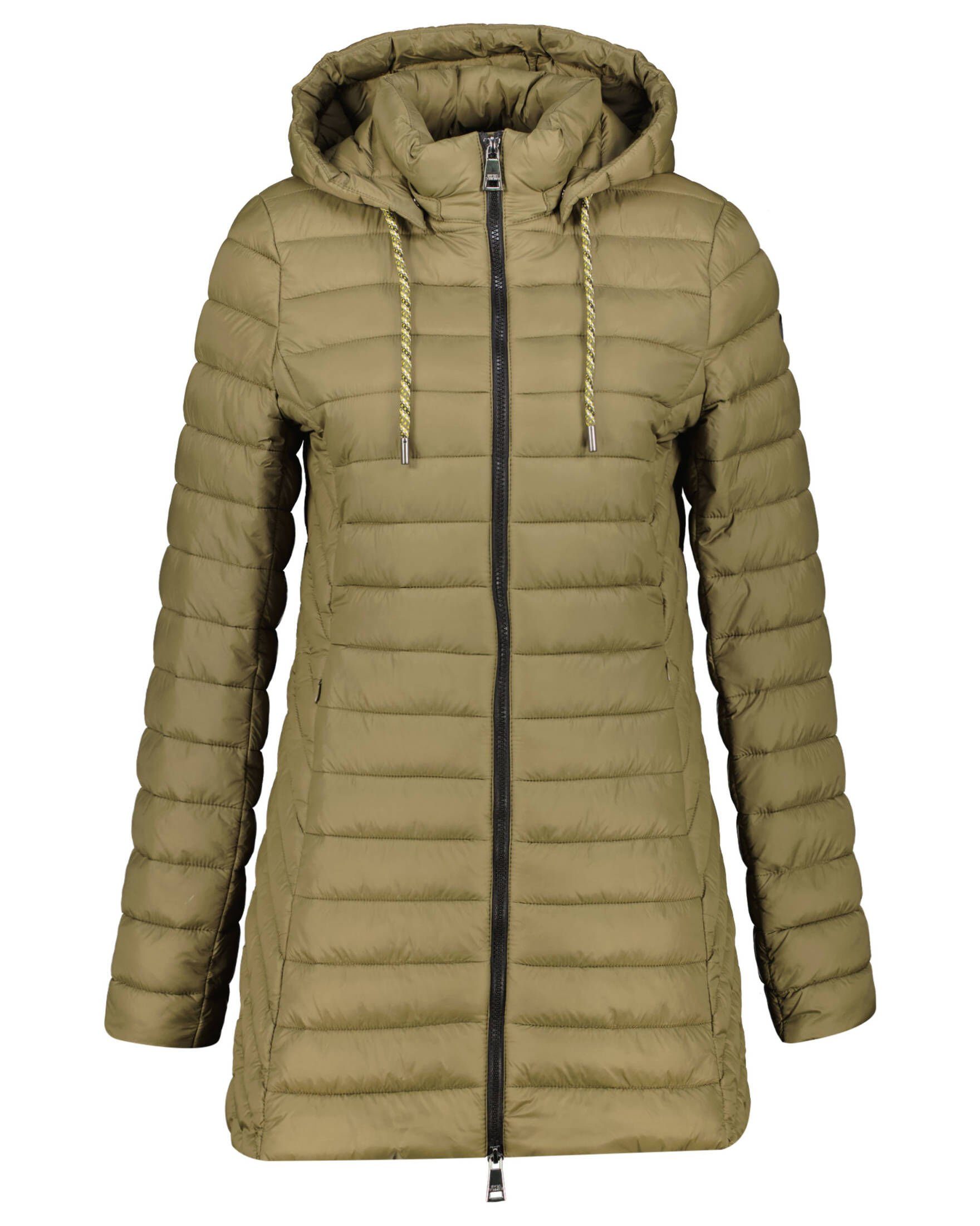 khaki Kapuze (44) Fuchs mit (1-St) Schmitt Steppjacke Steppjacke Damen