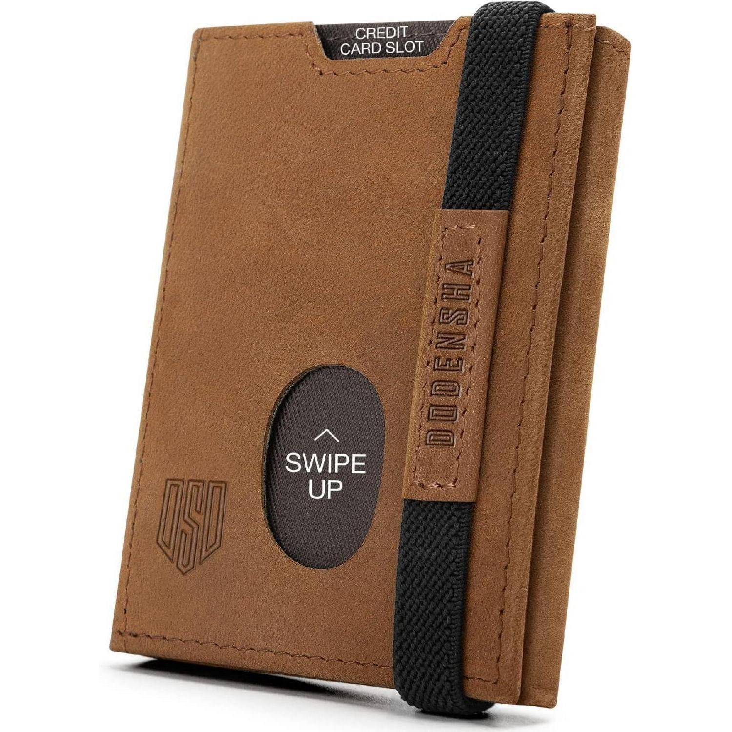 Mini Geldbörse Mini Geldbörse RFID-Schutz Portmonee Kartenetui Leder Slim Wallet
