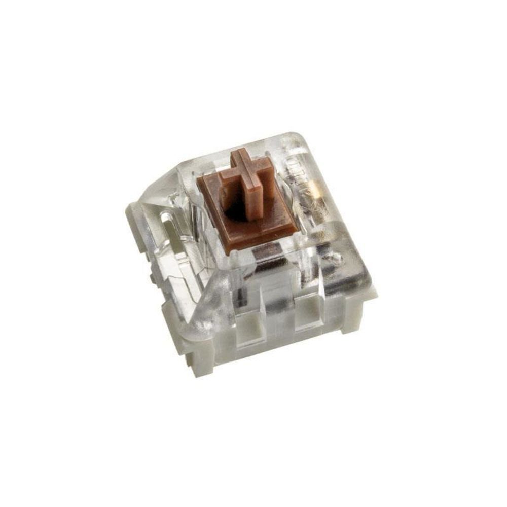 Glorious PC Gaming Race Tastatur-Tastenkappen Kailh Speed Bronze Switches 120 Stück, Tastenschalter, Auslösedruck ca. 40 g, linear & silent, braun