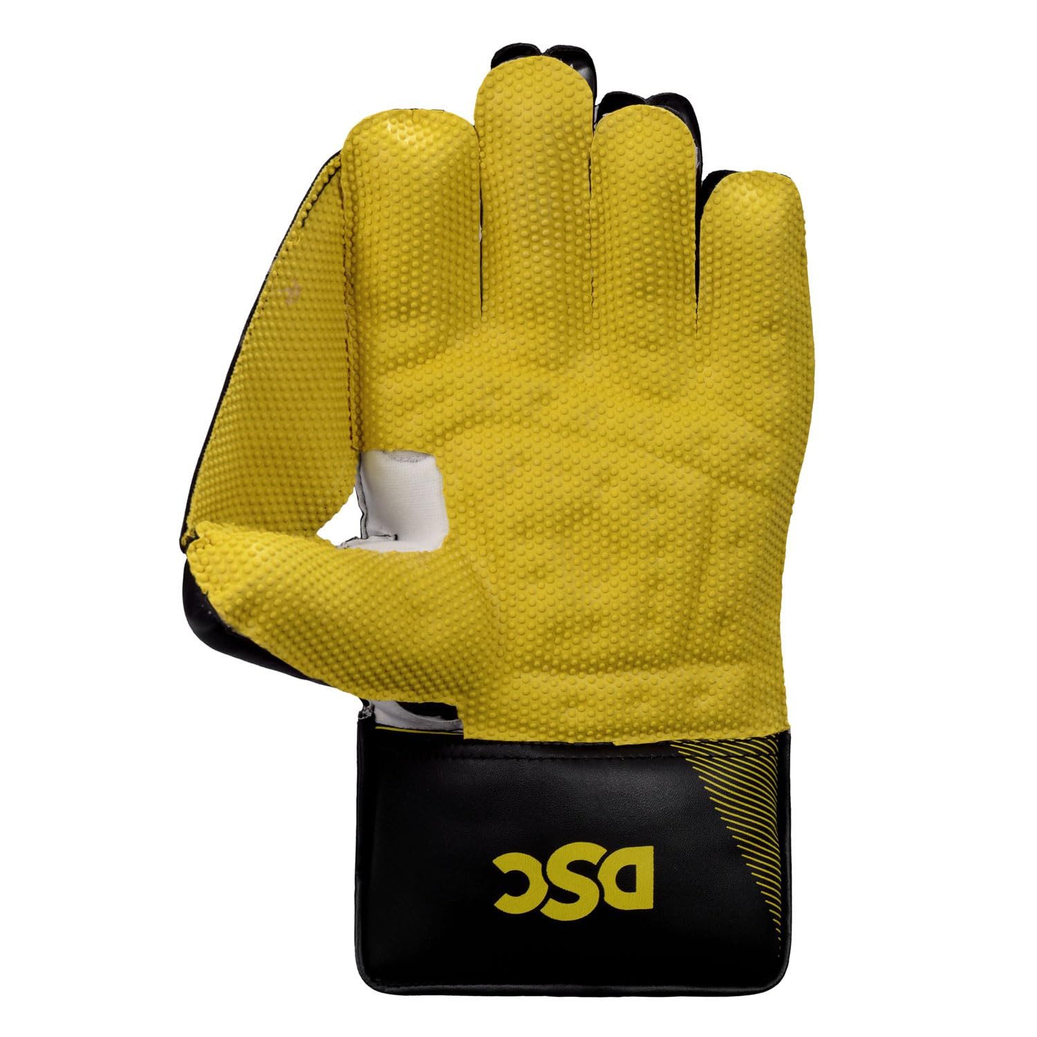 DSC Multisporthandschuhe Condor Ruffle Cricket Wicket Keeping Handschuh (Bestandteile des Pakets: 1 Paar Wicket Keeping Glove., optimale Schweißabsorption, sie bieten Komfort und Leistung) Für beidhändige Spieler, Cricket Wicket Keeping Schutz