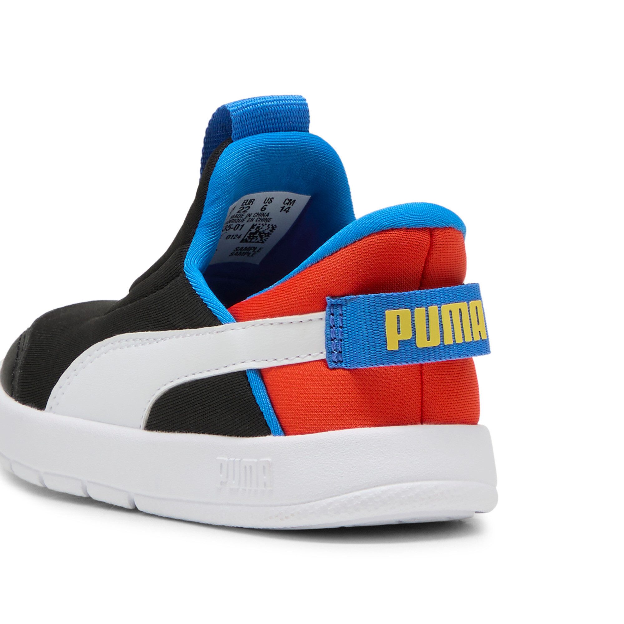 PUMA COURTFLEX V3 SLIPTECH INF Sneaker für vielseitige Aktivitäten, mit elastischem Neopren-Obermaterial