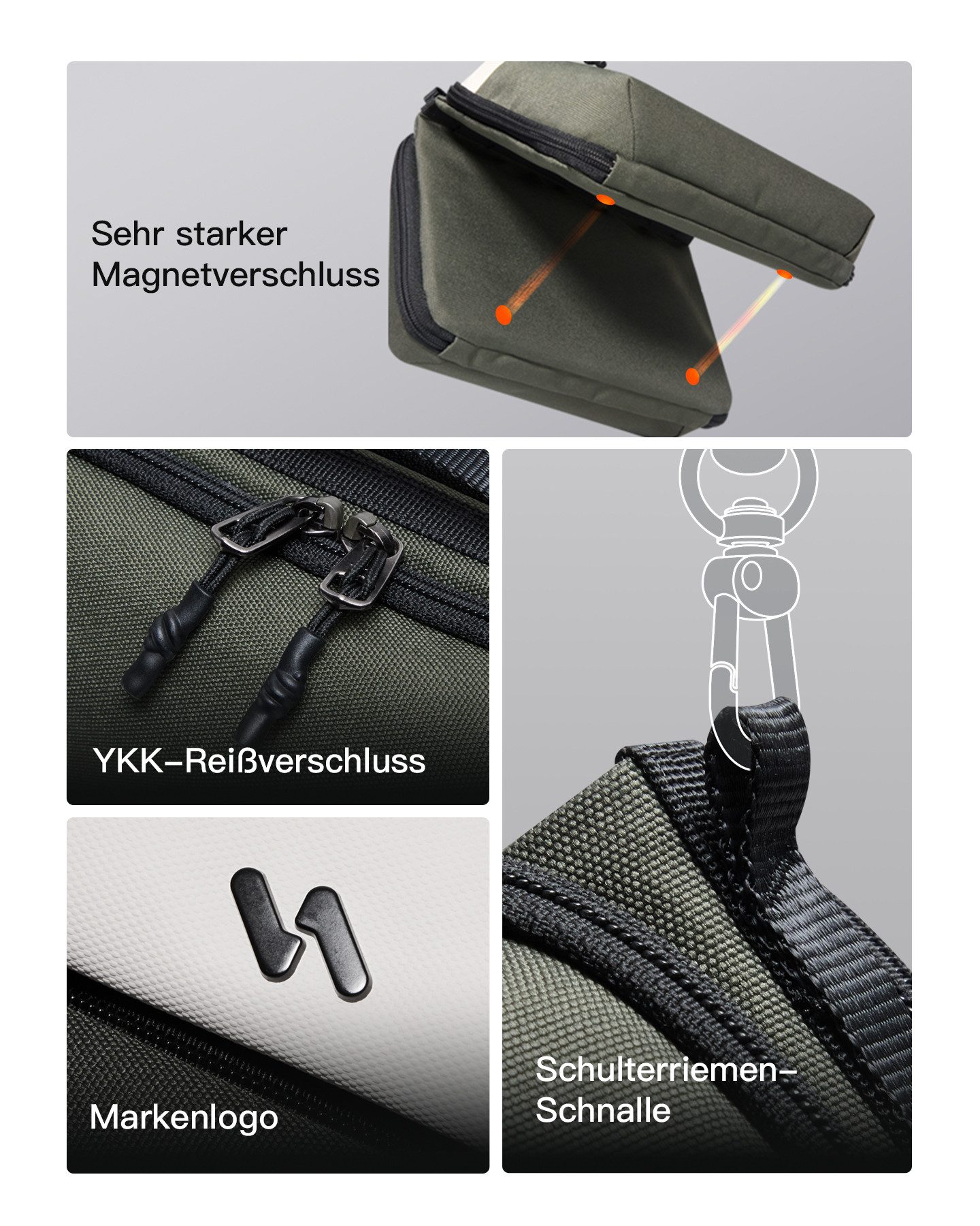 Inateck Taschenorganizer Multifunktionaler Kabeltasche Elektronik Organizer