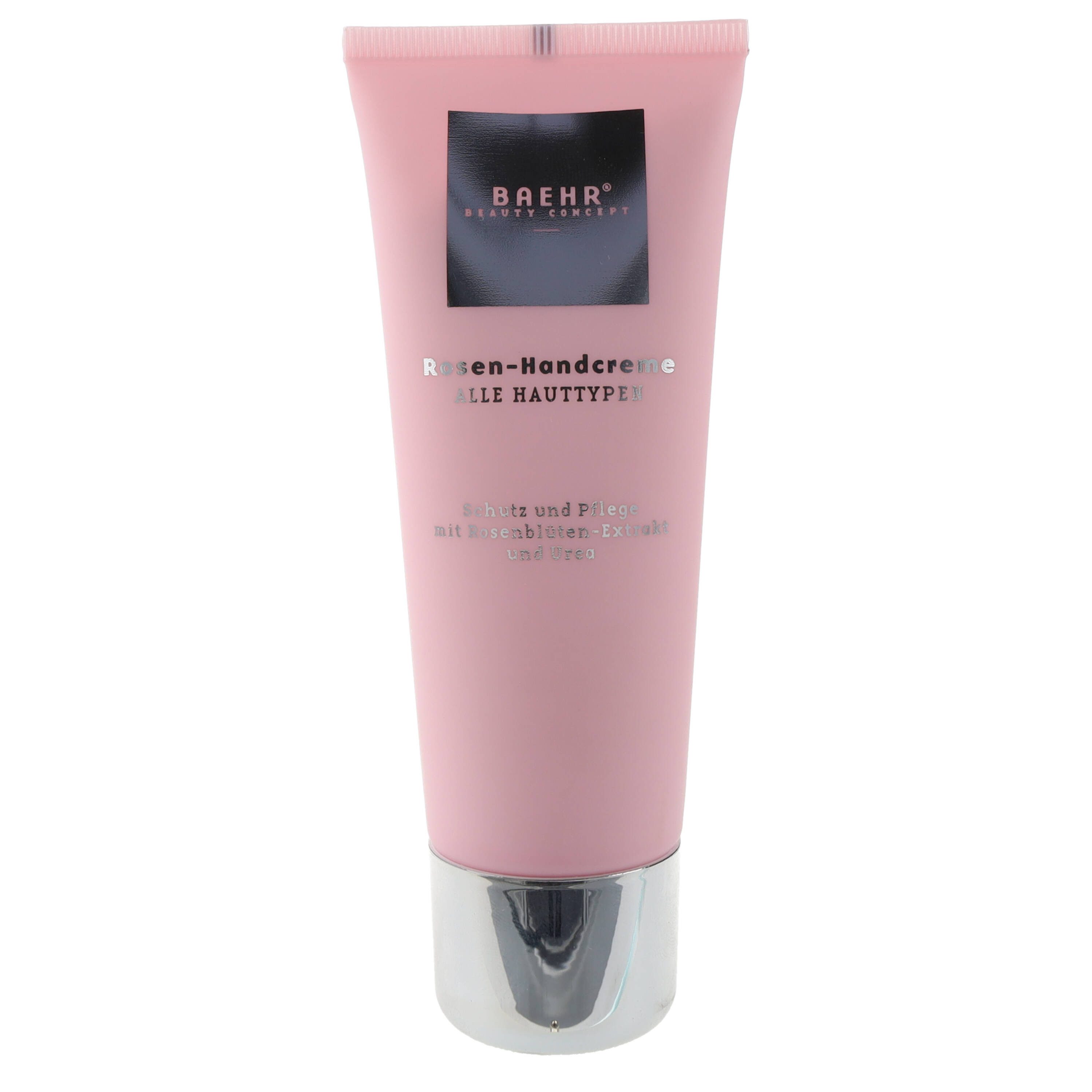 BAEHR BEAUTY CONCEPT Handcreme Baehr Beauty Concept Rosen-Handcreme 75ml zarter Rosenblätter-Duft, 1-tlg., Urea, Glycerin und Totes Meer Salz pflegen intensiv