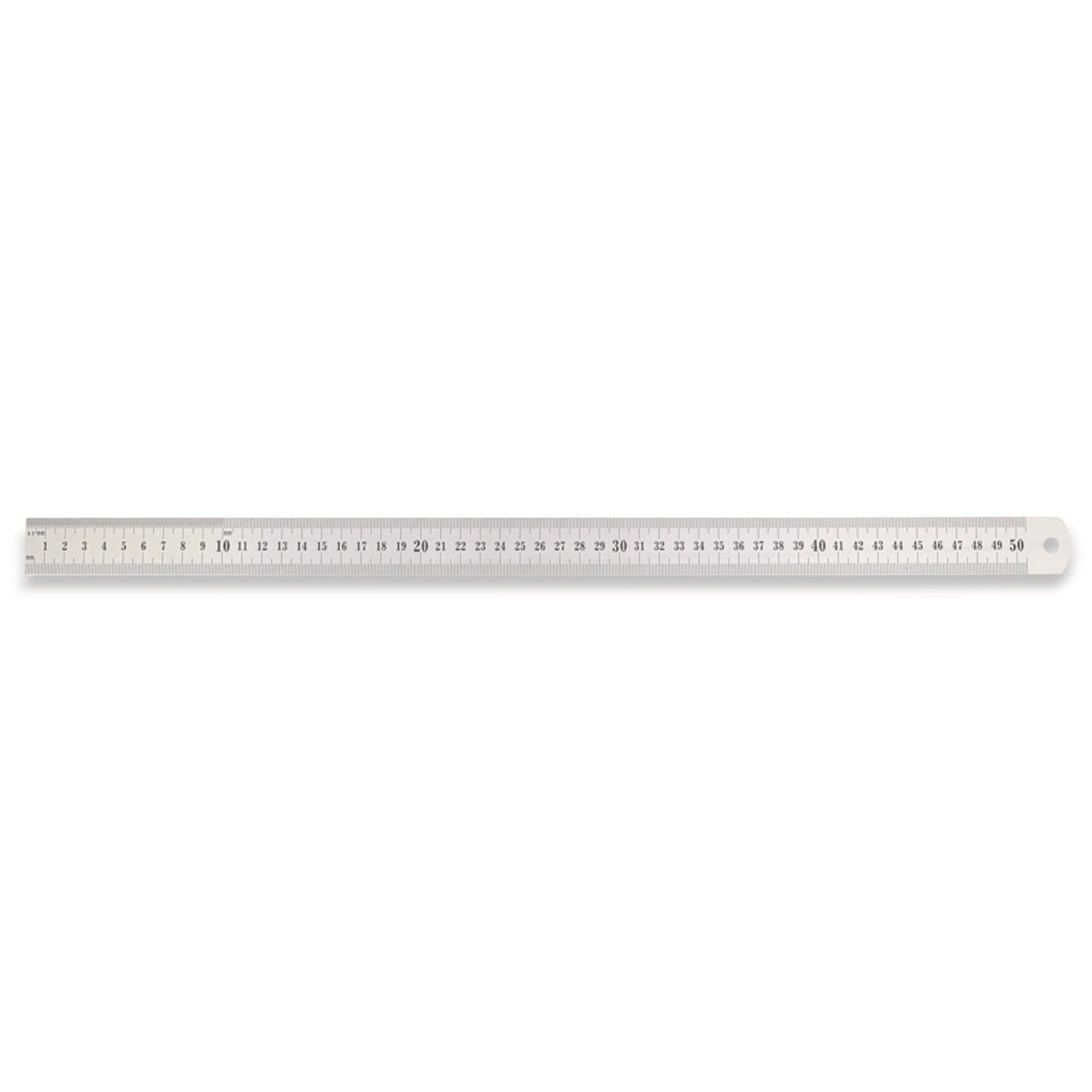 BGS technic Lineal BGS TECHNIC Metall-Maßstab 50889, 50 cm, biegsam, rostfrei