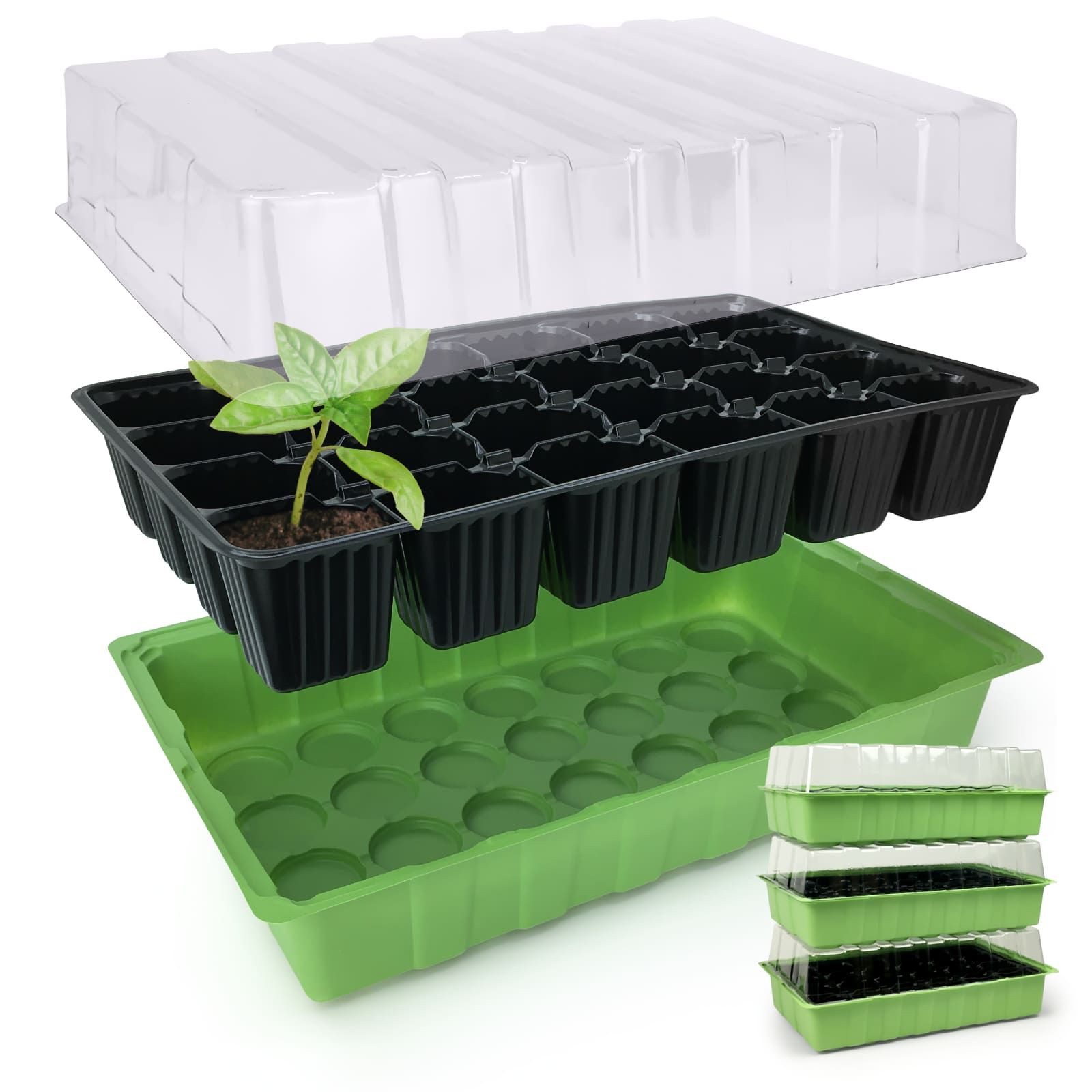 Gravidus Pflanzschale Anzuchtschale Zimmergewächshaus Anzuchtset Anzuchtkas günstig online kaufen