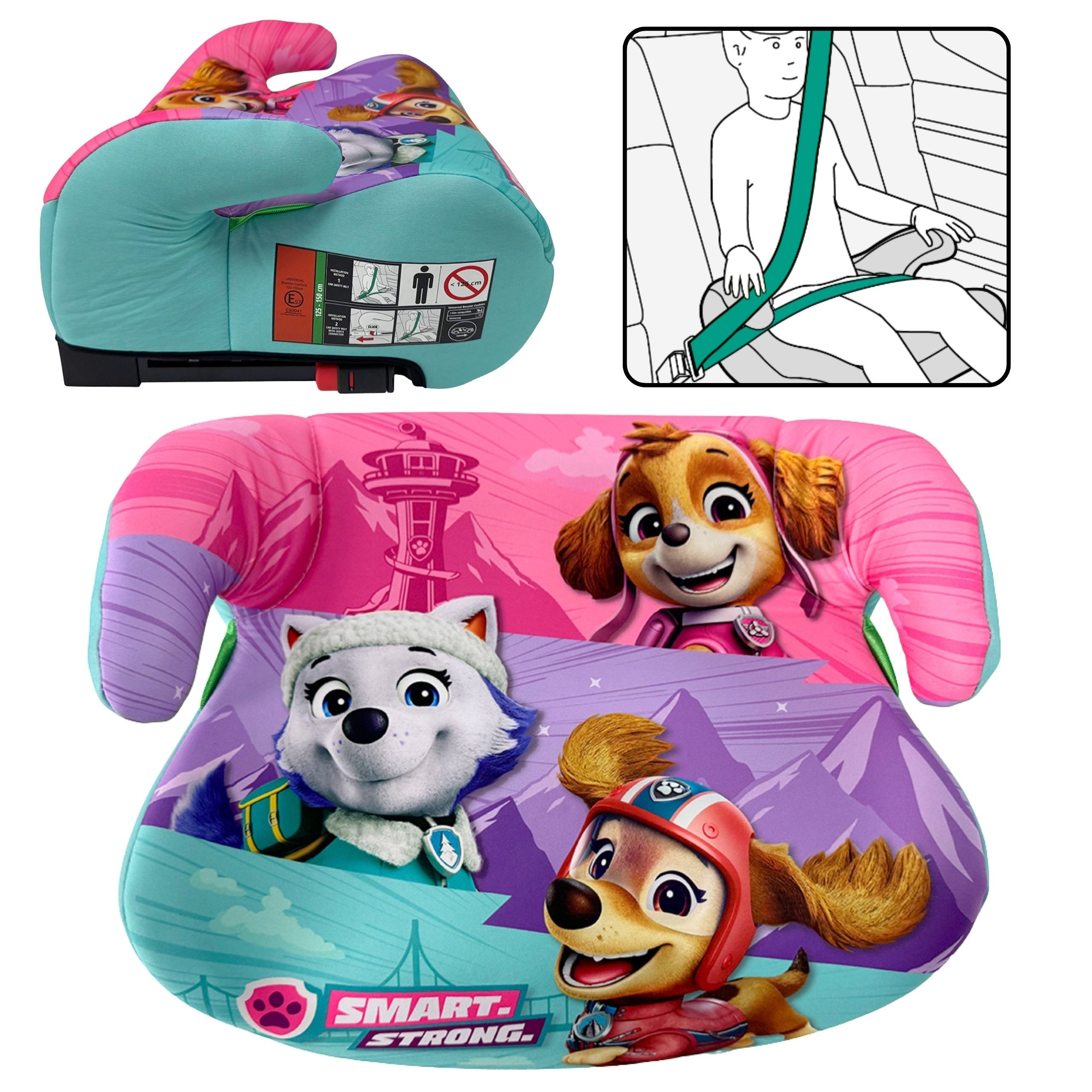 Autokindersitz ISOFIX-Autositz Paw Patrol für Mädchen, 22–36 kg, 125–150 cm