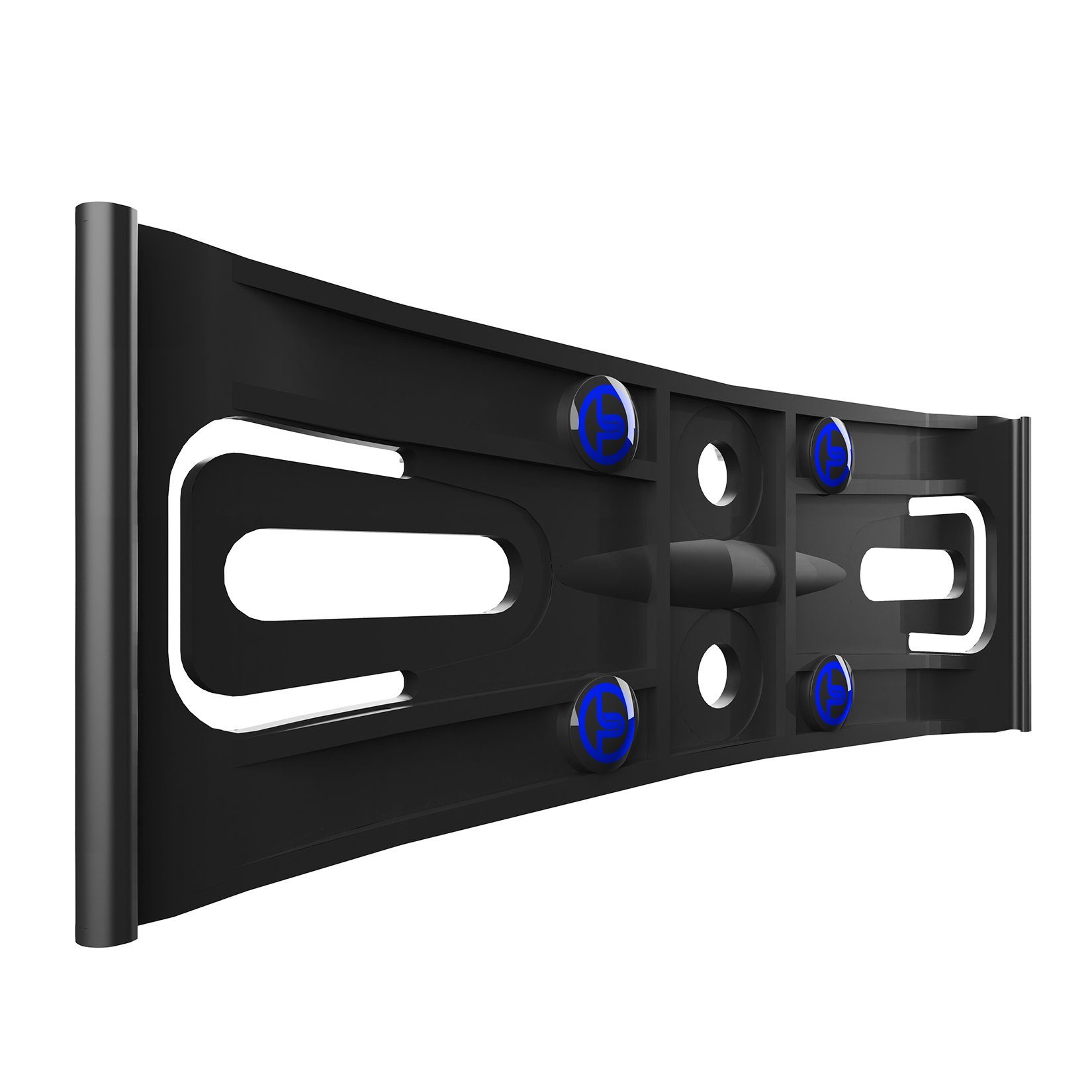 L & P Car Design Kennzeichenhalter für Auto rahmenlos ultra flach unsichtbar, (2 Stück)
