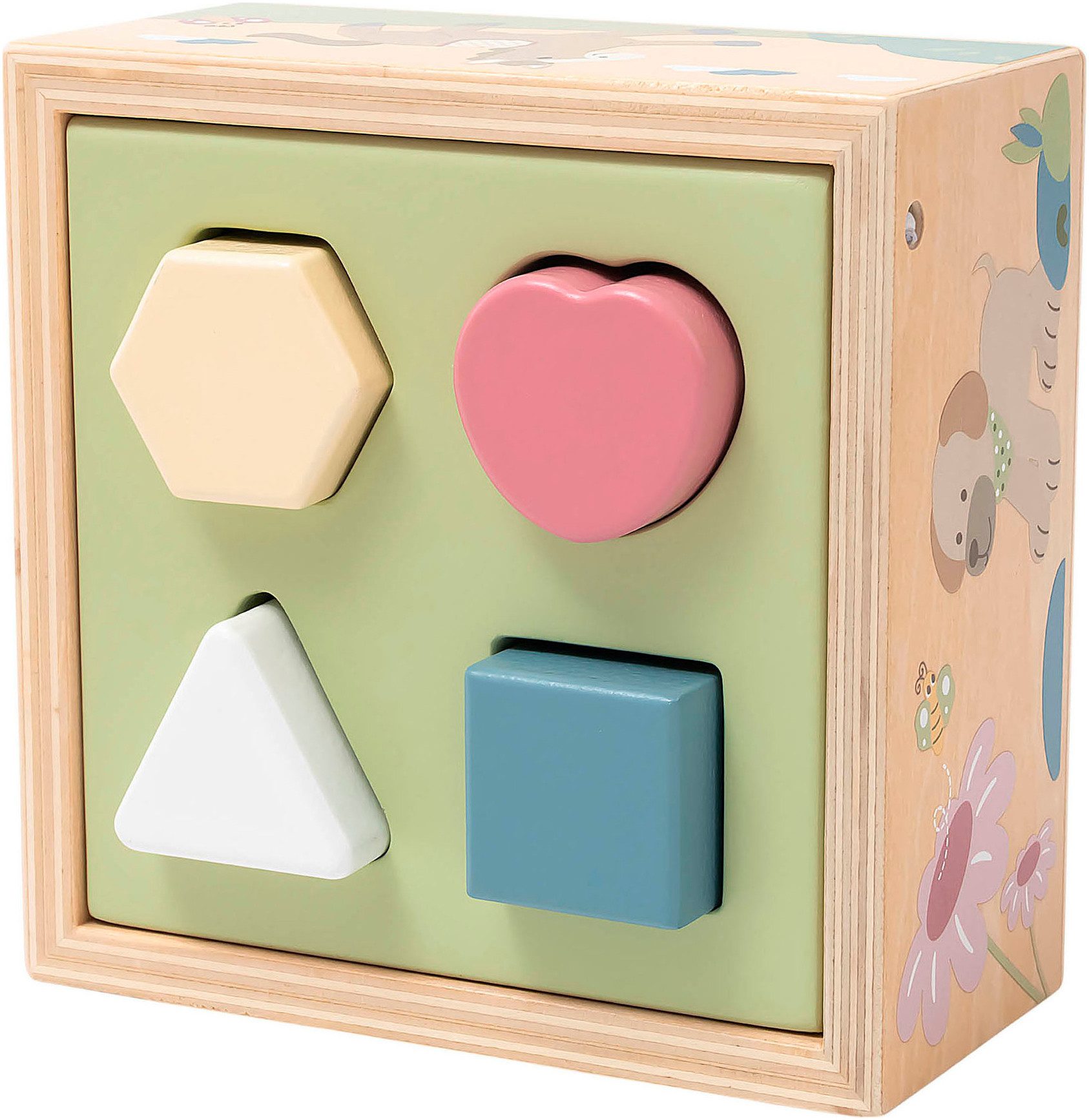 Sterntaler® Steckspielzeug Sortierbox Holz