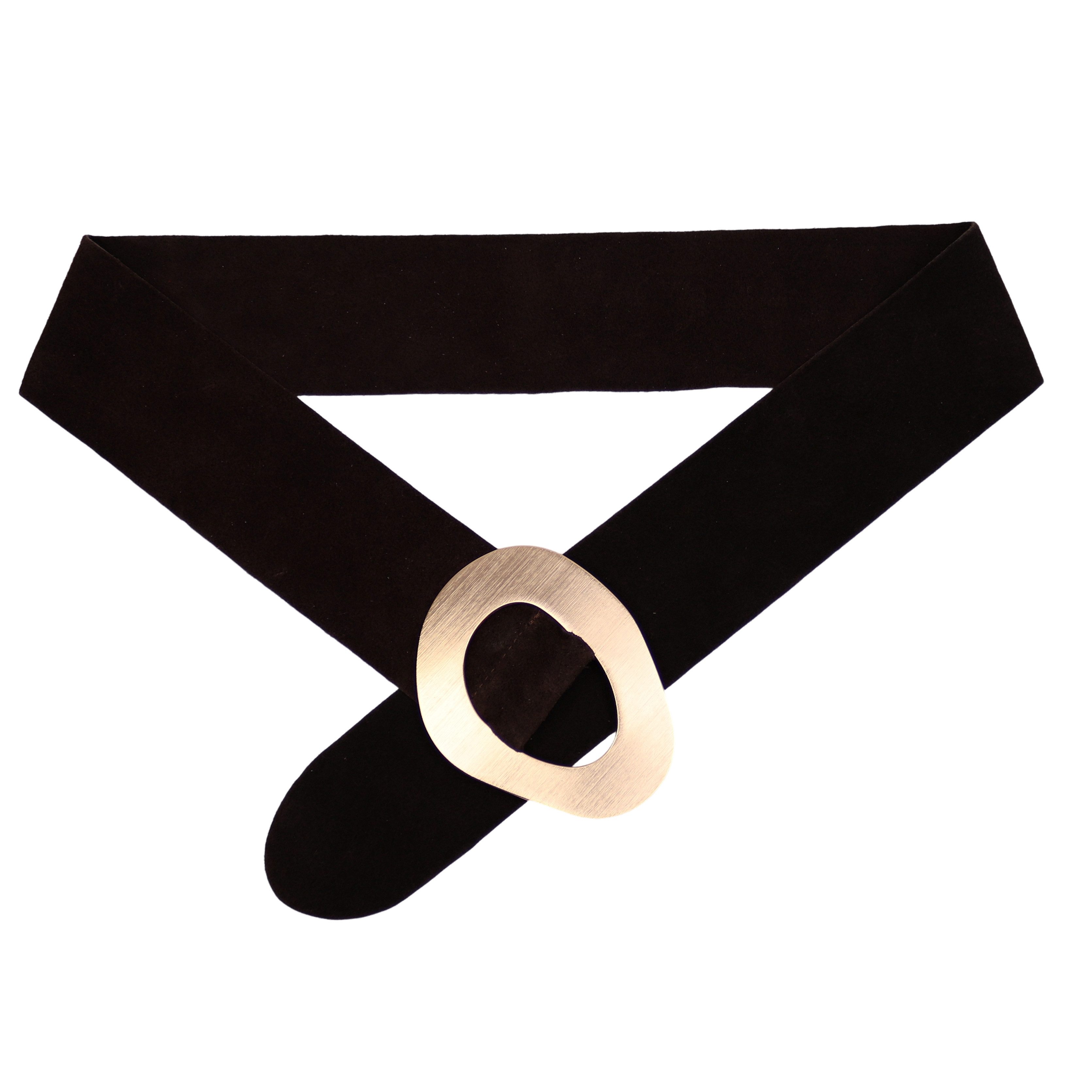 MIRROSI Taillengürtel aus Echtleder Große Schnalle mit breitem Bund (7cm Br günstig online kaufen