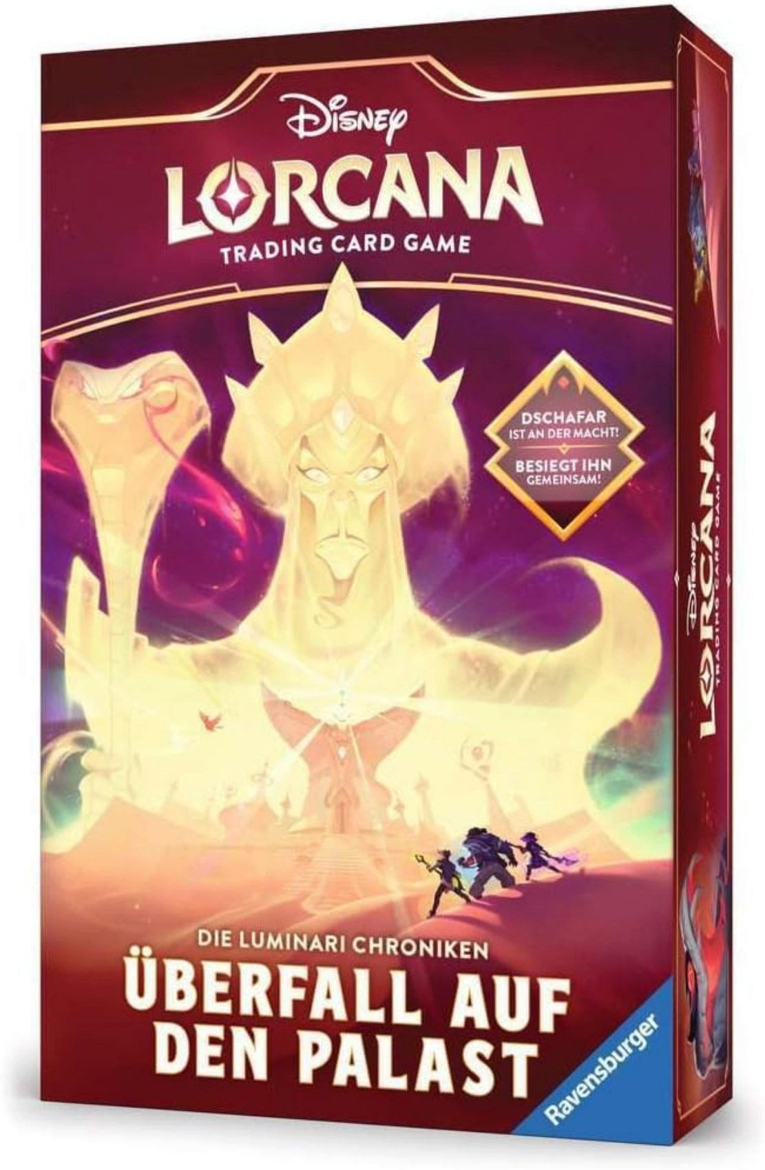 Ravensburger Sammelkarte Lorcana - Überfall auf den Palast, Kooperatives Kartenspiel