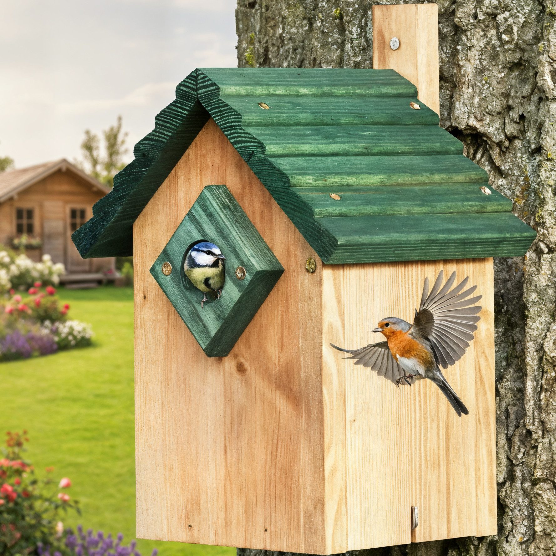 Zooprinz Nistkasten Vogelhaus für Wildvögel Wetterfest günstig online kaufen