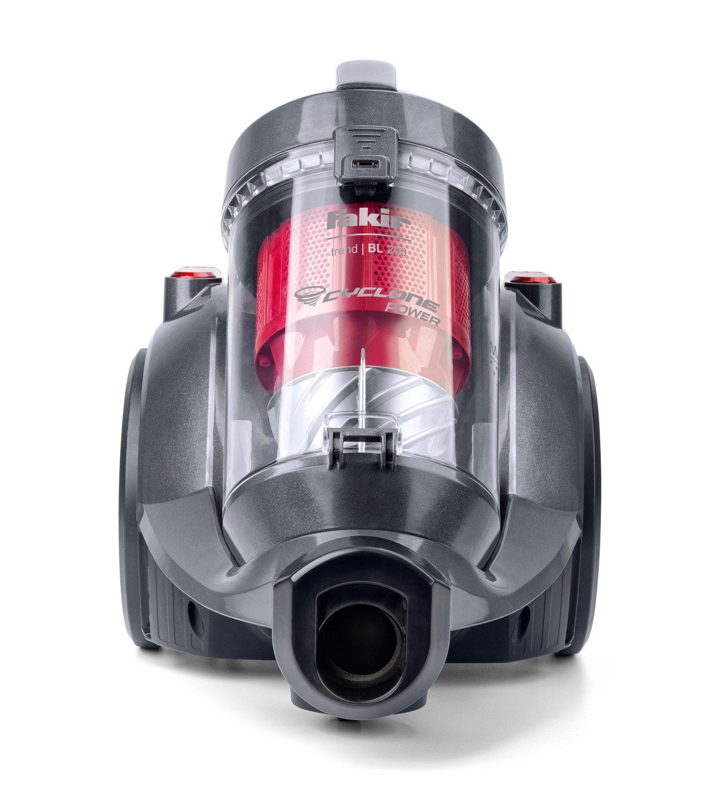 FAKIR Bodenstaubsauger FAKIR trend BL 240 Beutellos HEPA Filter 3l Sauger rot, 700 W, beutellos, beutellos