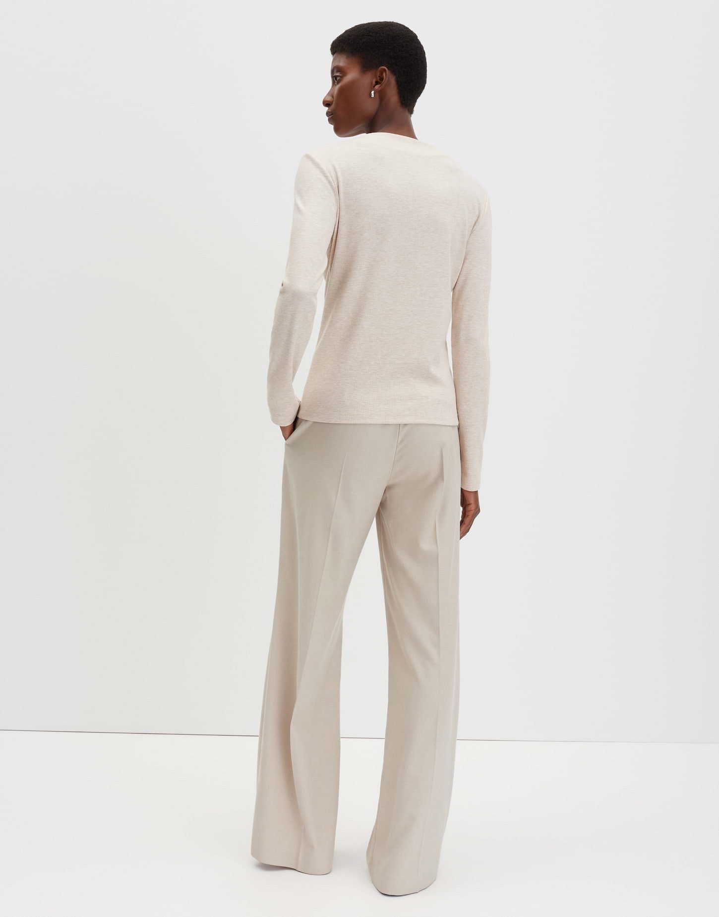 someday Longsleeve KELEA mit feiner Rippstruktur Slim Longsleeve mit feiner Rippstruktur, schmale Passform