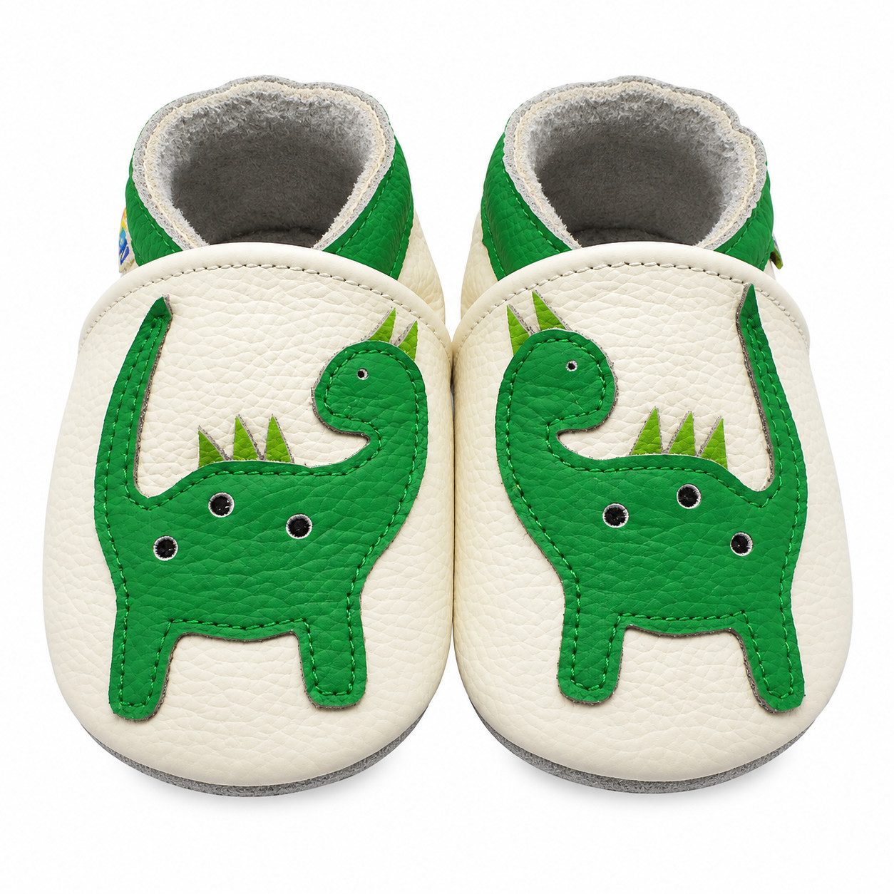 Yalion Leder Baby-Lauflernschuhe, weich, rutschfest, handgefertigt Krabbelschuh Baby Schuh aus echtem Leder,Barfußgefühl & rutschfester Sohle
