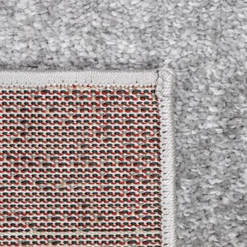 Teppich Modern abstrakter Designerteppich mit Quadraten in creme anthrazit, Carpetia, rechteckig, Höhe: 9 mm