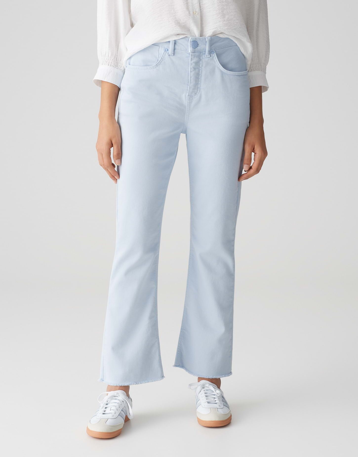 OPUS Bootcut-Jeans EBONI FRENCH Mid Rise mit Comfort Stretch