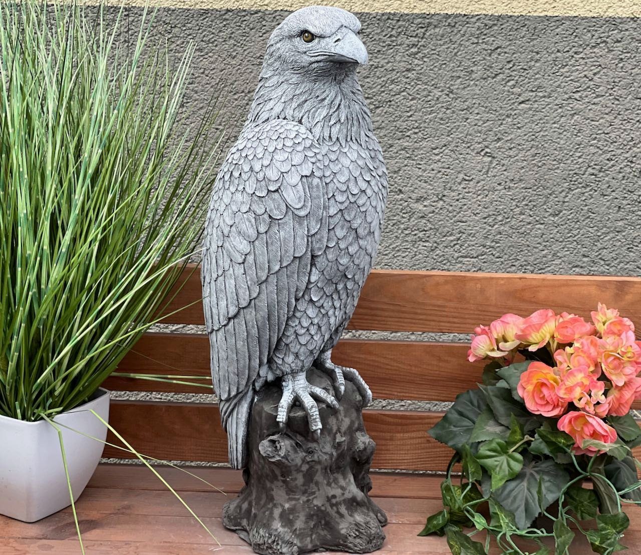 Stone and Style Gartenfigur Steinfigur Adler günstig online kaufen