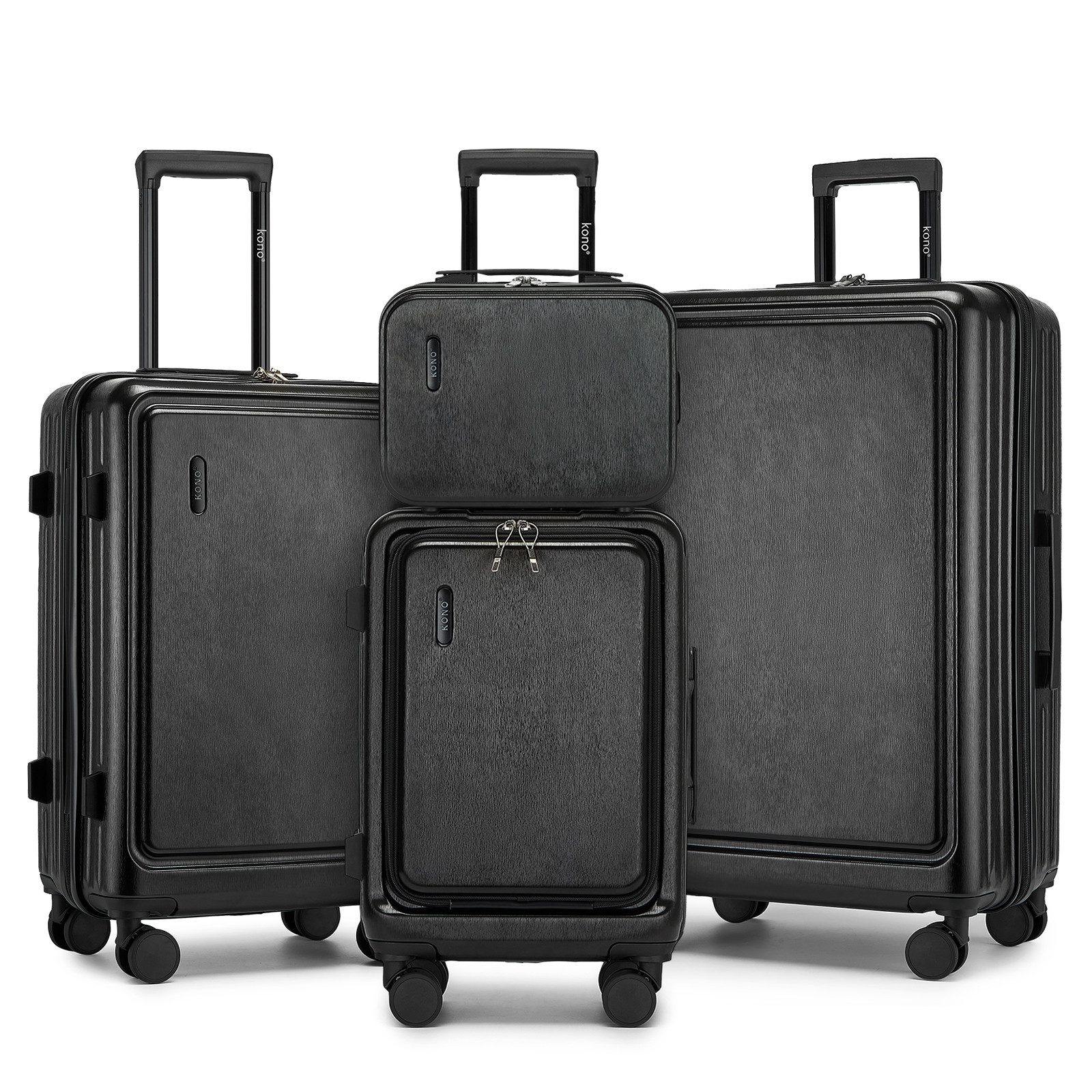 KONO Business-Koffer Kabinengepäck-Trolley aus Hartschalenmaterial (ABS+PC) günstig online kaufen