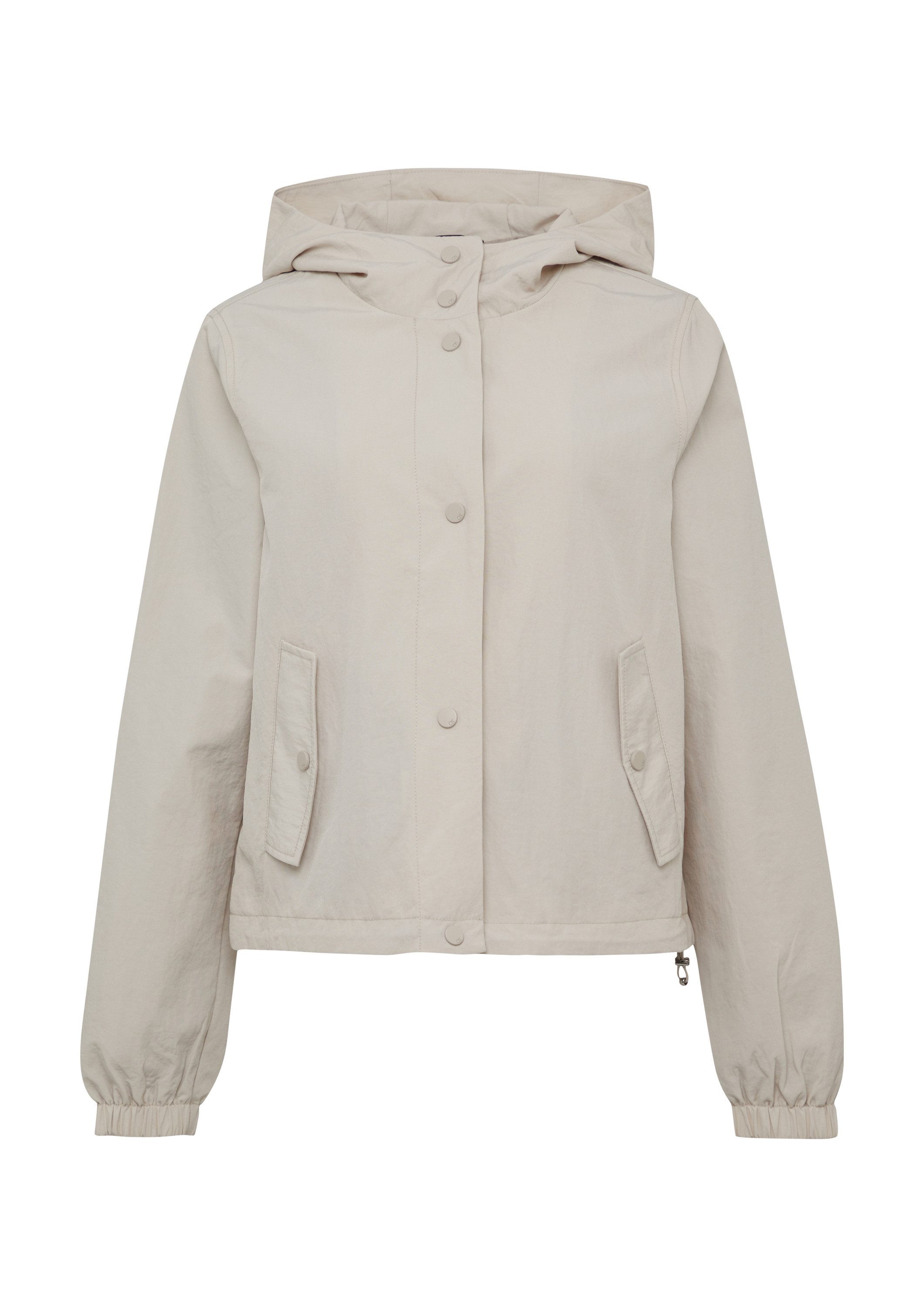 QS Funktionsjacke Outdoor-Jacke Nylon-Jacke mit Kapuze und verstellbarem Sa günstig online kaufen