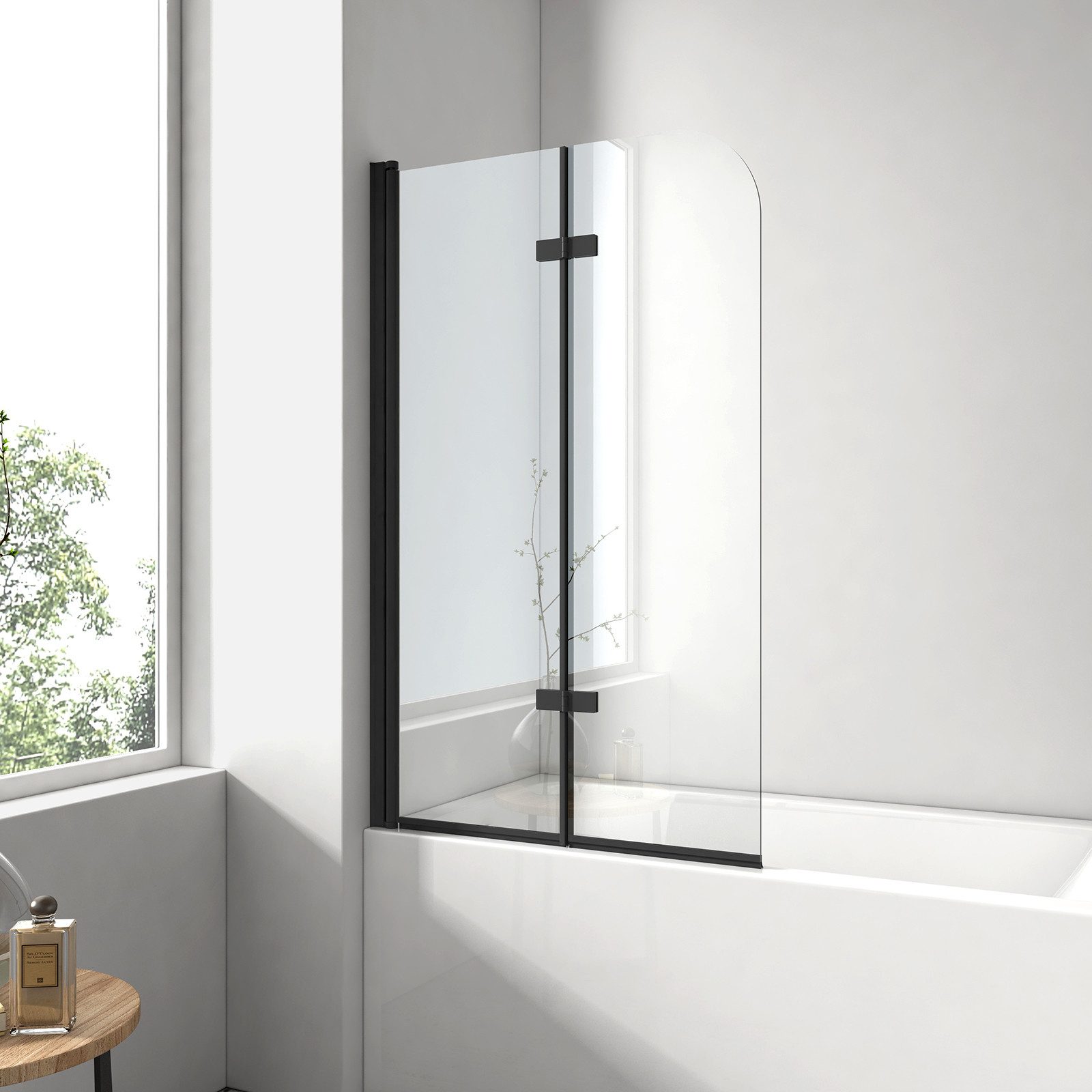 EMKE Badewannenaufsatz 2-teiliger Badewannenaufsatz Badewannenaufsatz faltb günstig online kaufen