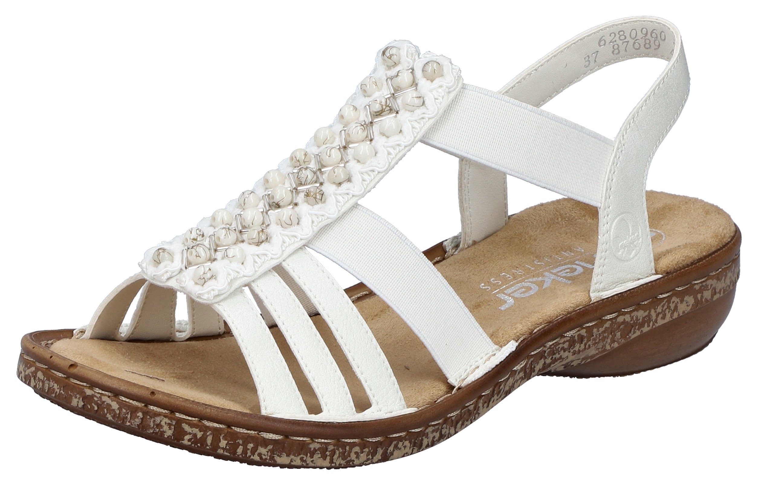 Rieker Sandale, Sommerschuh, Sandalette, Keilabsatz, mit günstig online kaufen