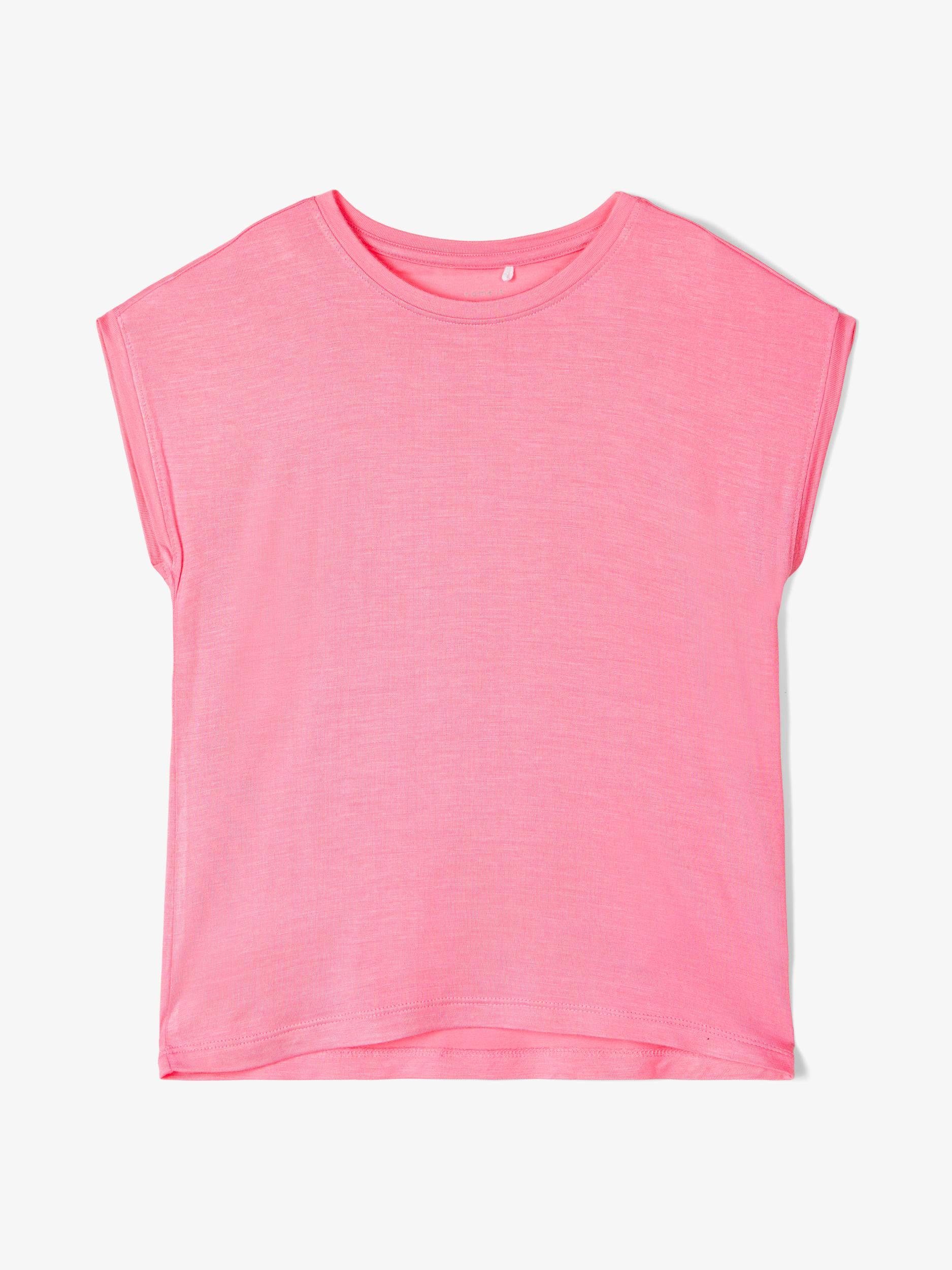 Name It T-Shirt Name It in Mädchen Sommer-Shirt ärmellos (1-tlg) rosa Schnitt sportlicher