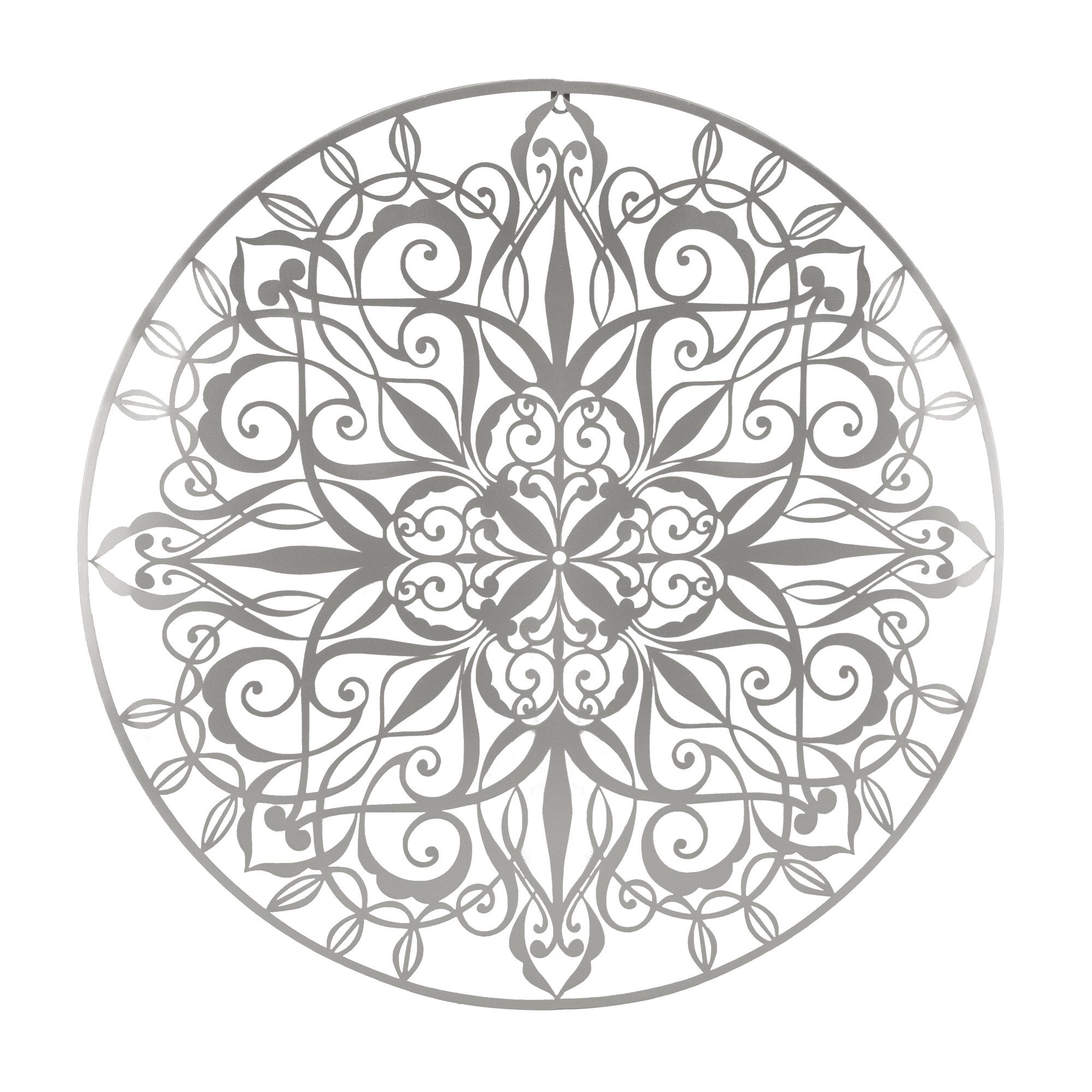 Art for the home Wandbild Mandala Rund, (1 St), Luxus Metal Art Wanddeko