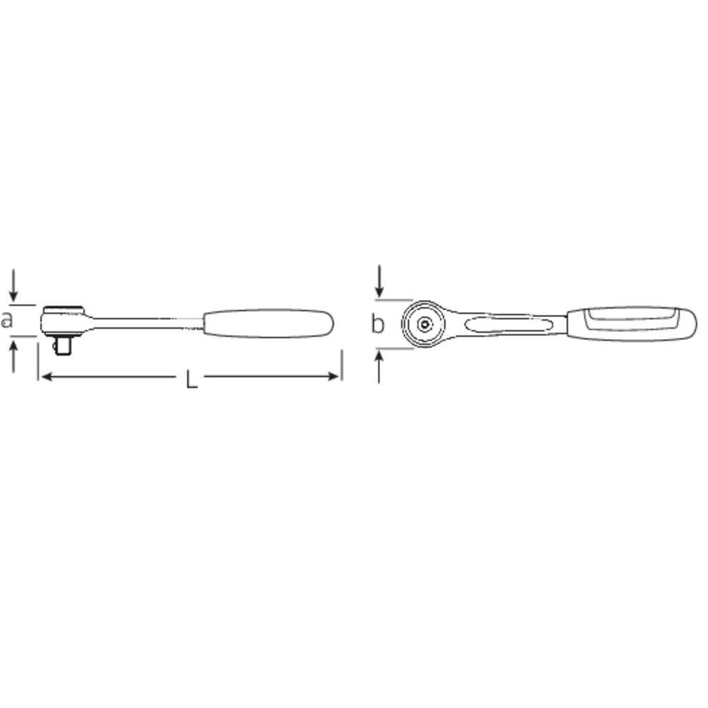 118 Stahlwille 1/4″ Feinzahnknarre Ratsche mm