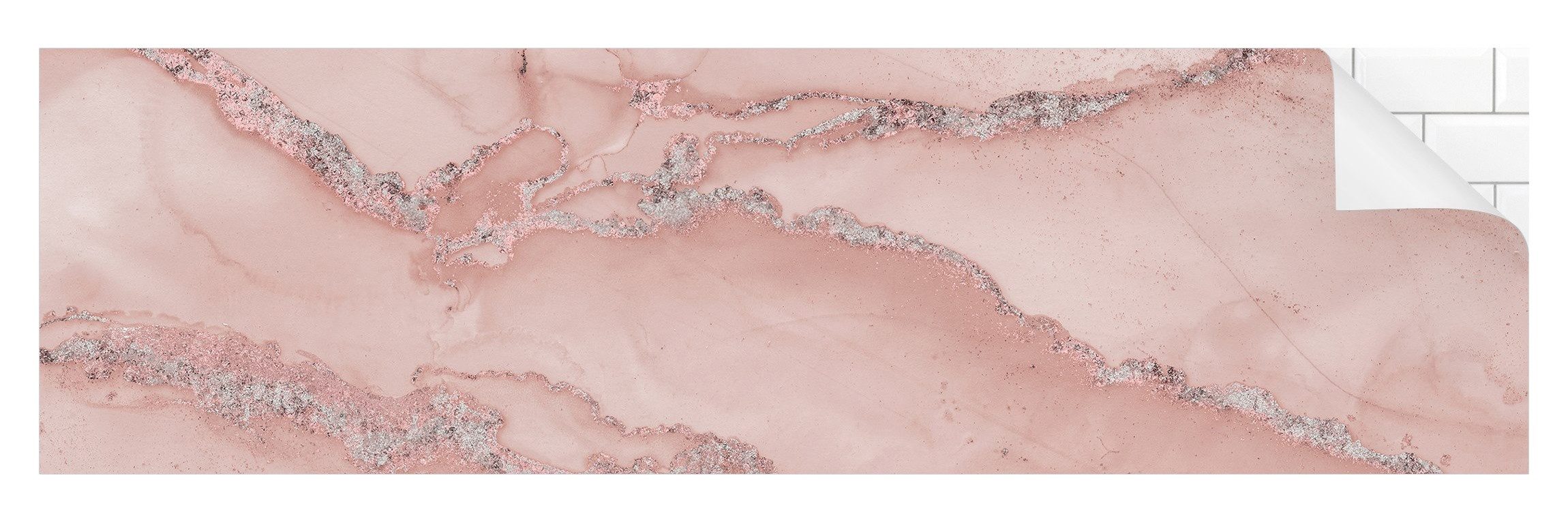 Bilderdepot24 Küchenrückwand rosa dekor Abstrakt Kunst Steinoptik Muster Ma günstig online kaufen