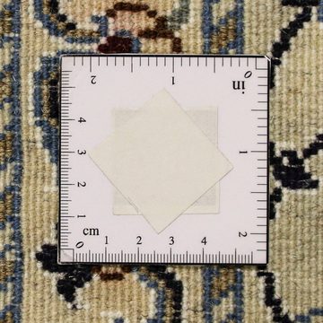 Orientteppich Perser - Nain - 193 x 153 cm - dunkelgrün, morgenland, rechteckig, Höhe: 12 mm, Wohnzimmer, Handgeknüpft, Einzelstück mit Zertifikat