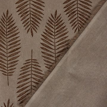 SCHÖNER LEBEN. Tischdecke SCHÖNER LEBEN. Tischdecke Leinenlook Blätter natur braun div. Größen, handmade