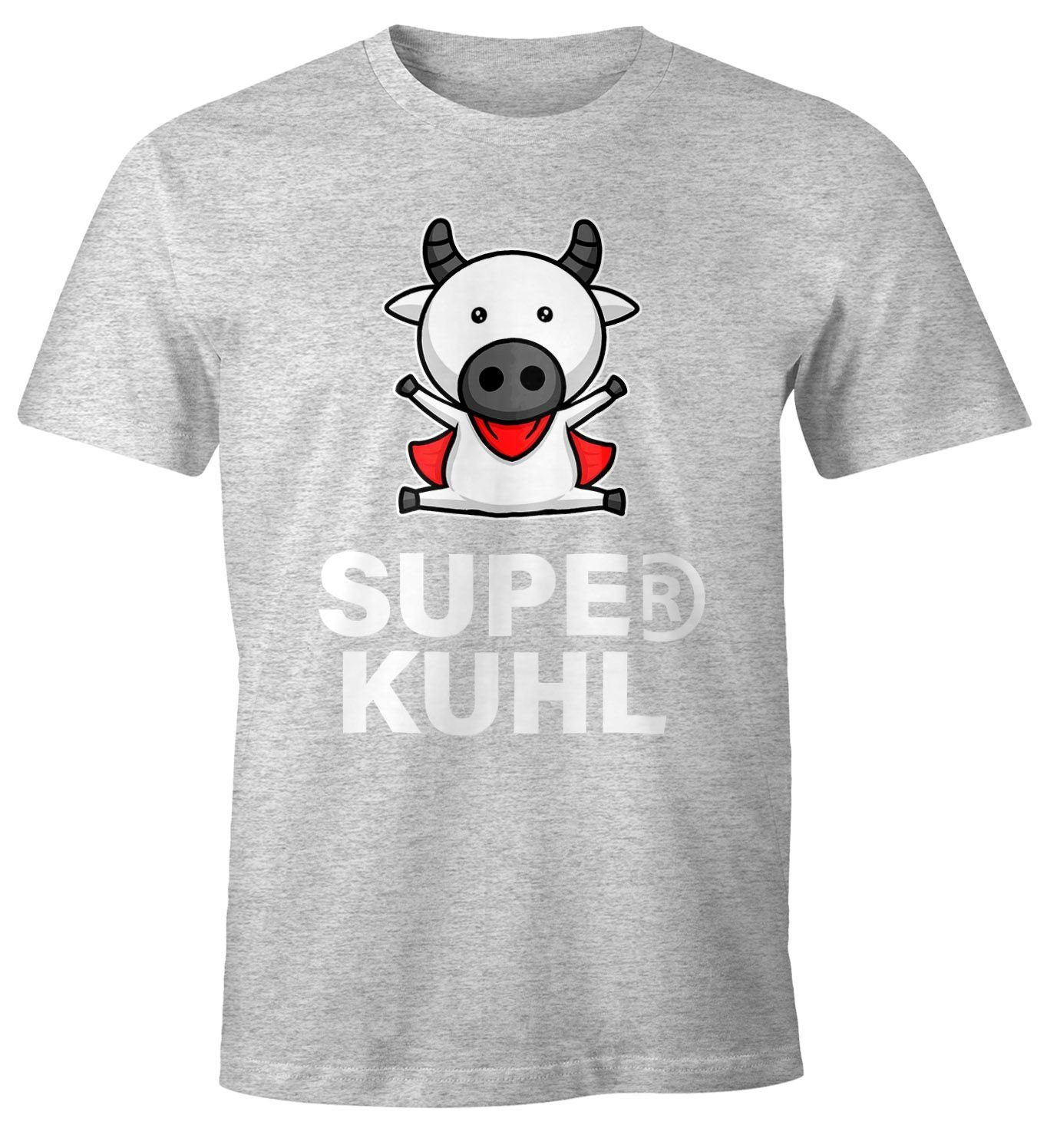 MoonWorks Print-Shirt Lustiges Herren T-Shirt Tier-Motiv günstig online kaufen